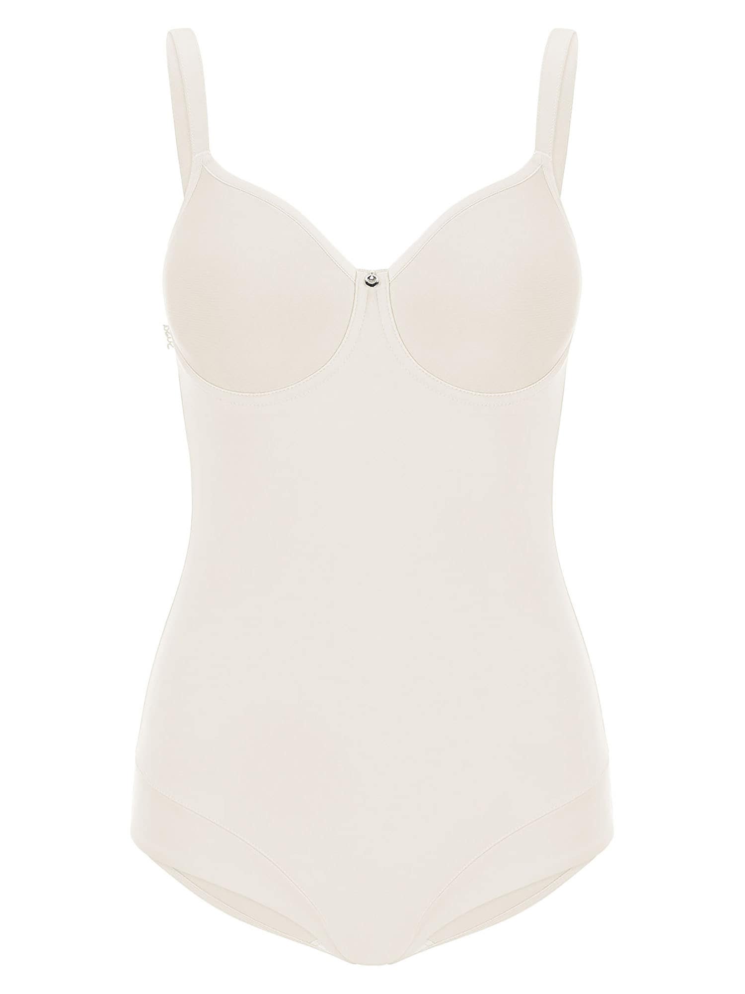 SUSA Damen Body "Spacer Body mit Bügel Catania", Gr. 90, weiß, Obermaterial: 60% Polyamid PA. 25% Elasthan EL. 15% Polyester PES., Bodys