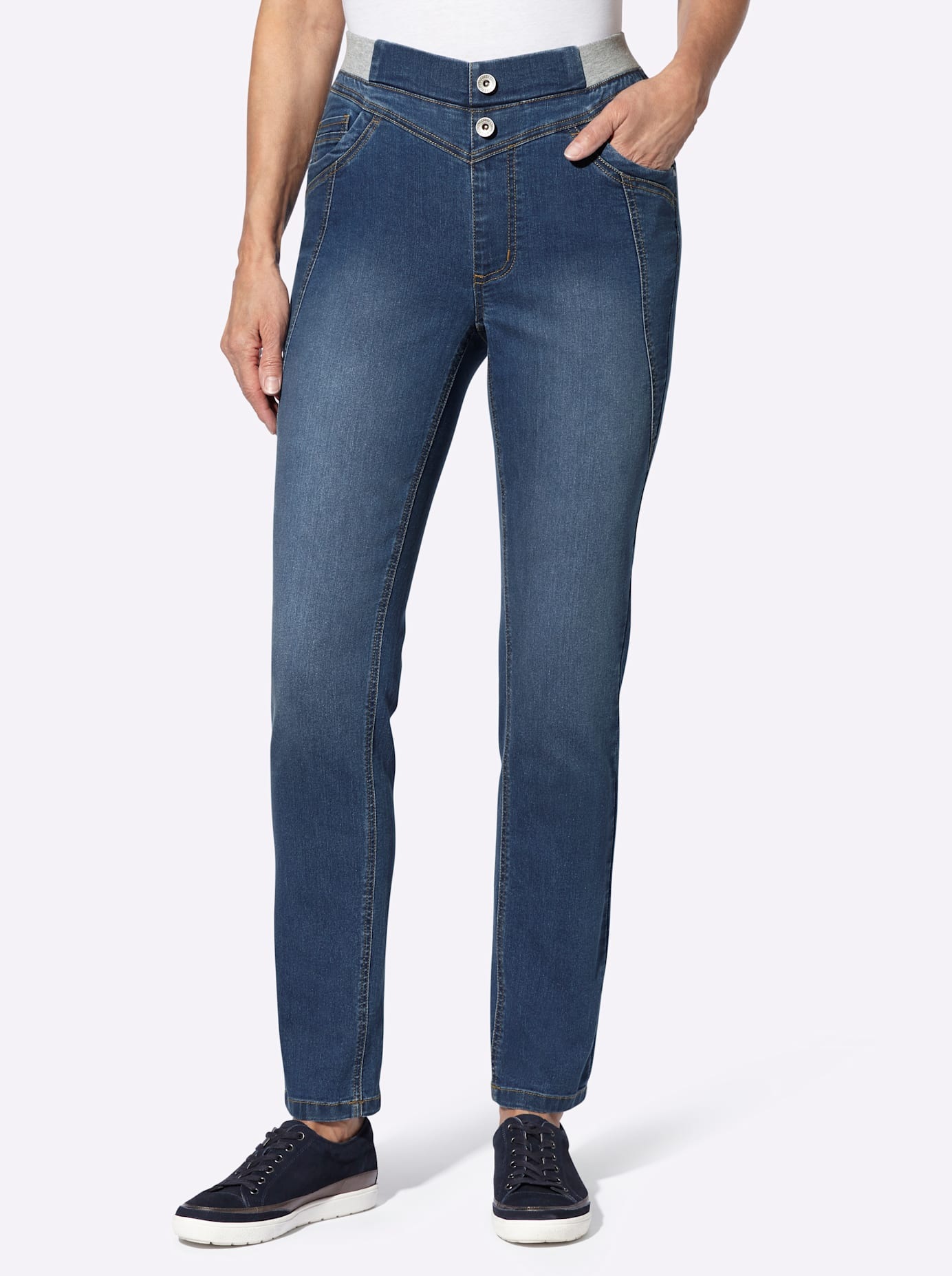 Casual Looks Bequeme Jeans 1 Stk. tlg. günstig online kaufen