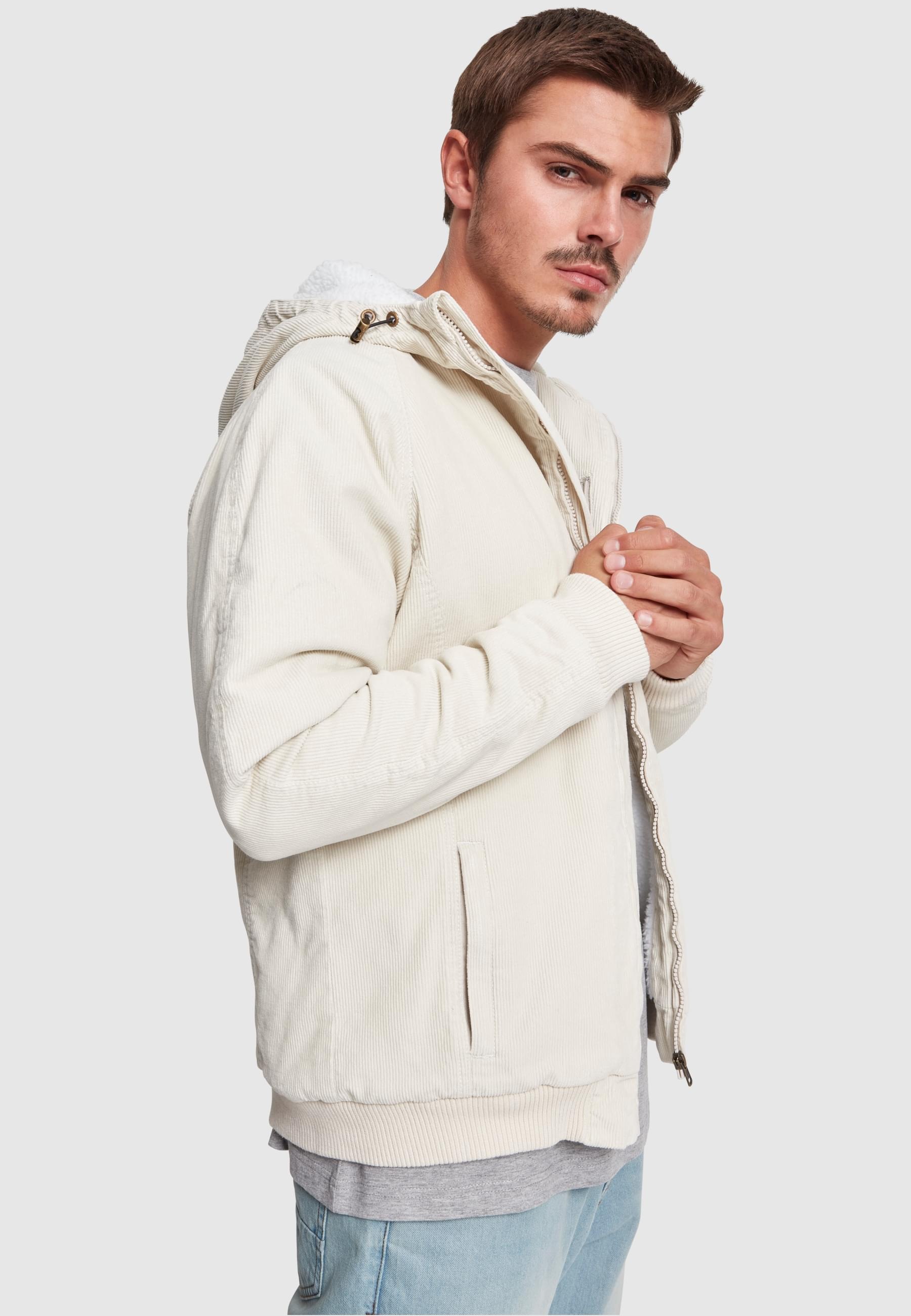 URBAN CLASSICS Winterjacke »Urban Classics Herren Hooded Corduroy Jacket«, (1 St.), mit Kapuze