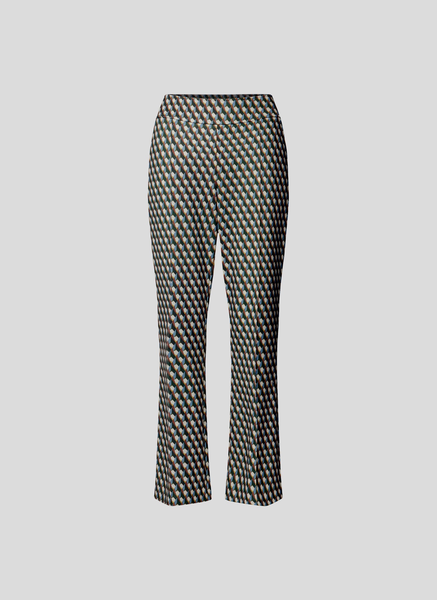 LeComte Jerseyhose »LeComte Elegante geometrisch gemusterte Hose für Damen«