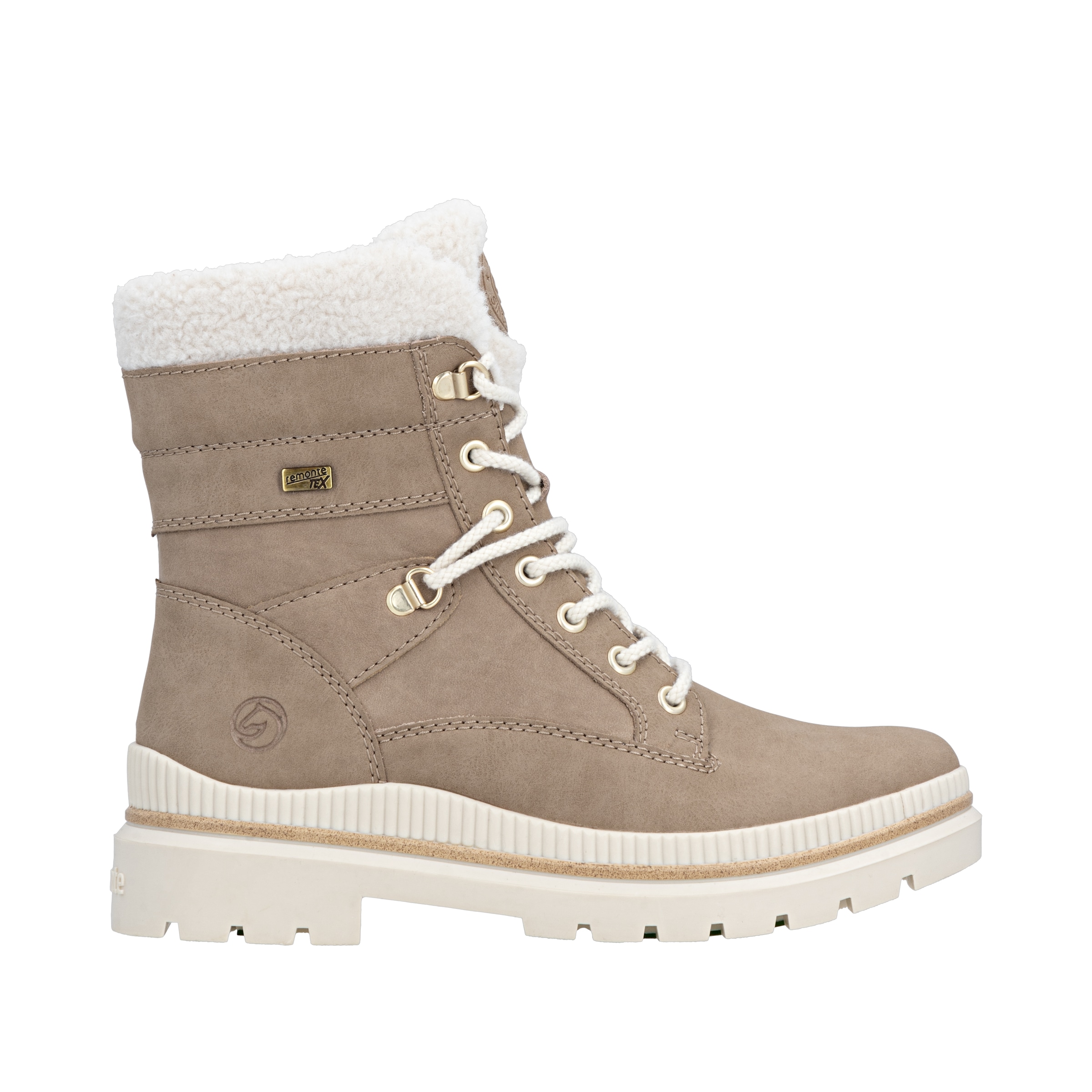 Remonte Winterboots »FIBER-GRIP«, Schnürstiefelette, Profilsohle, mit Schurwollfutter und TEX