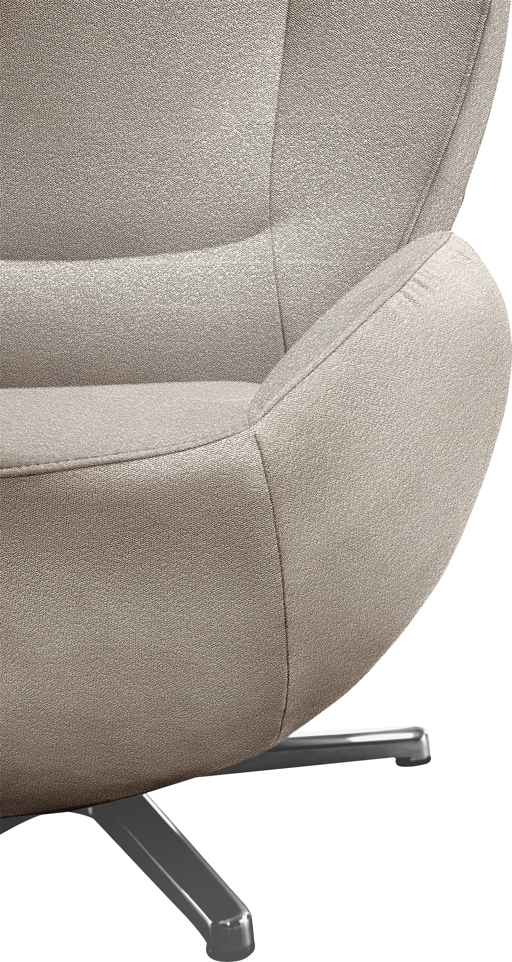 Black Friday TOM TAILOR HOME Loungesessel »TOM PURE«, mit Metall-Drehfuß in  Chrom | BAUR