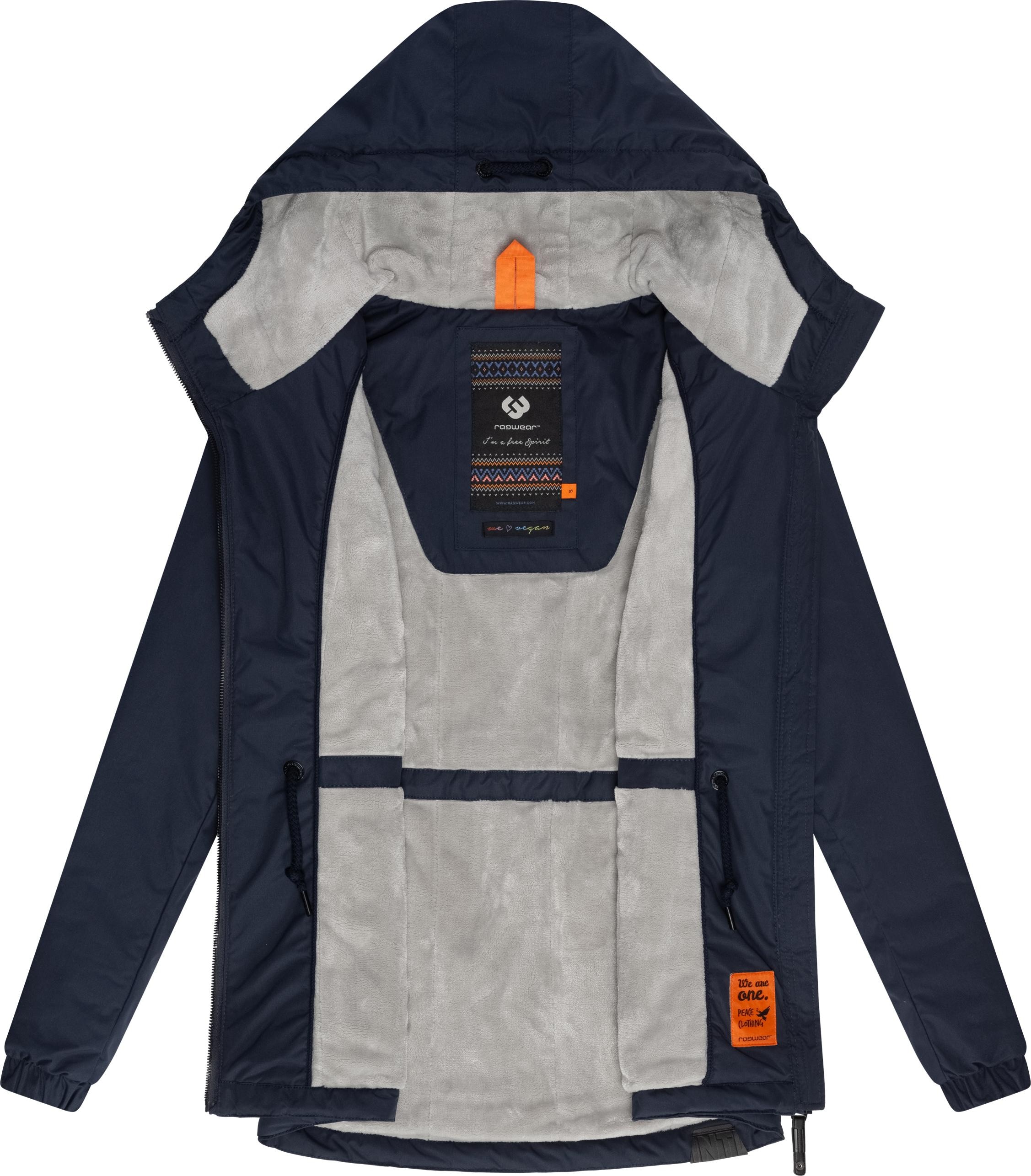 Ragwear Winterjacke »Dankka Warm«, mit Kapuze, Wasserdichte weiche Damen Jacke für den Winter