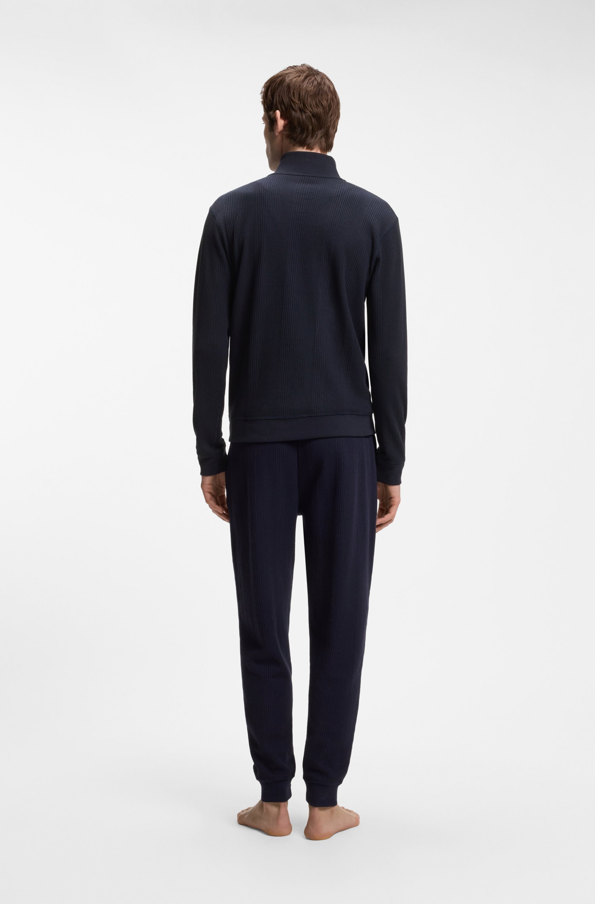 BOSS Sweatshirt »Structure 1/4 Zip«, mit Stehkragen
