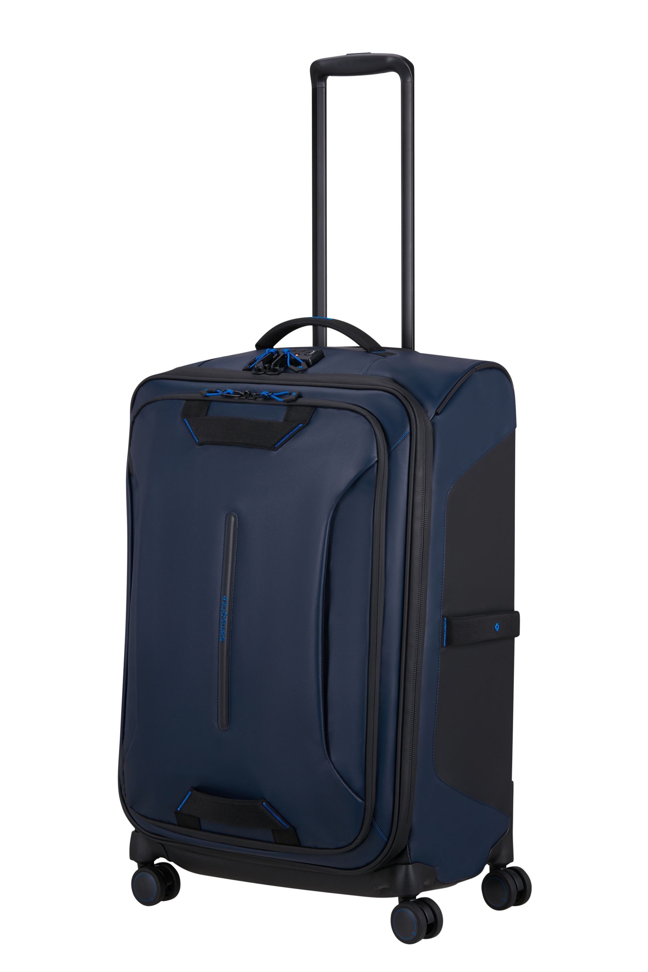 Samsonite Weichgepäck-Trolley »SPINNER DUFFLE« 80 l 4 Rollen Wasserabweisende Beschichtung, reflektierende Details für Sichtbarkeit