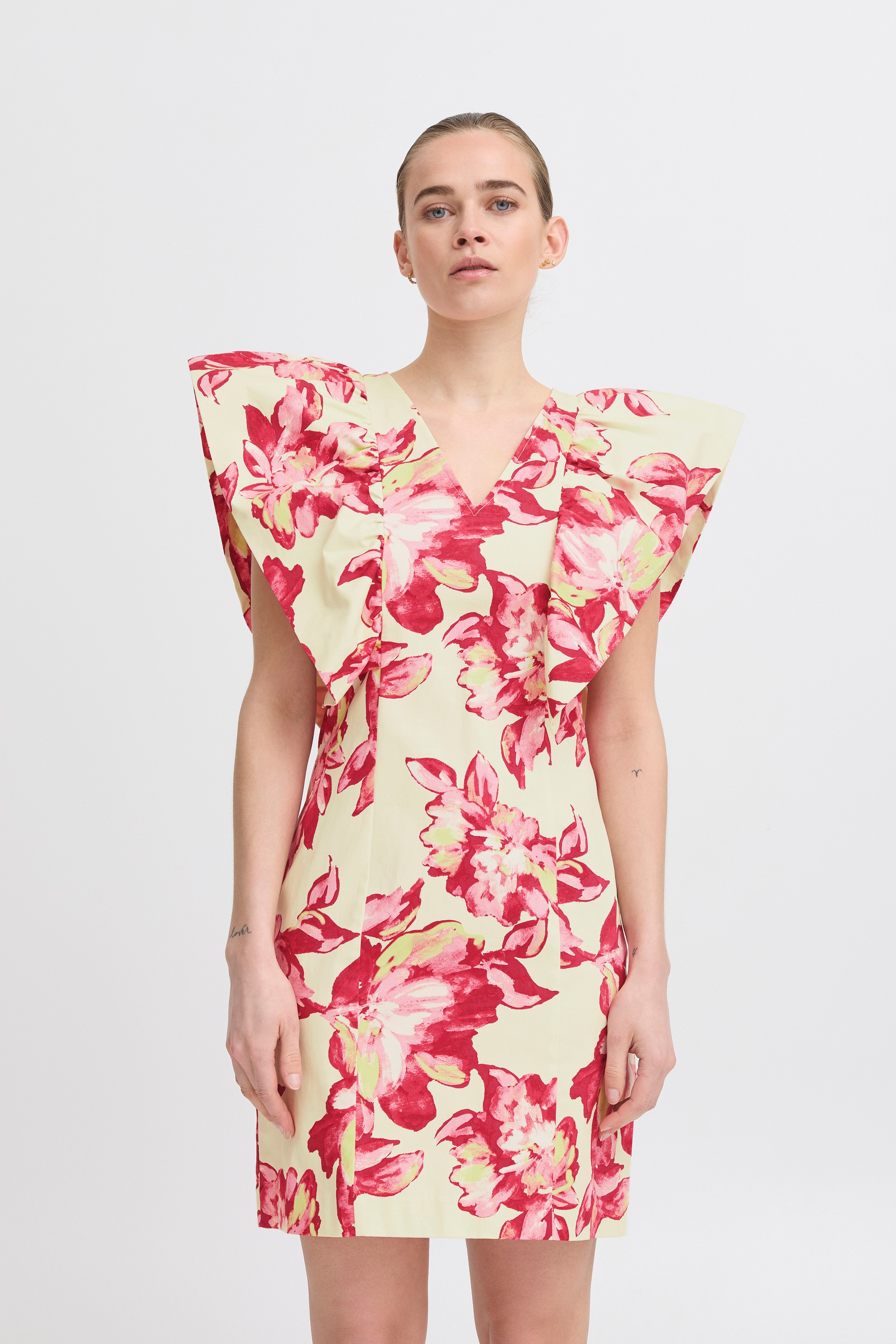 Ichi Midikleid »Damen Kleid IHYSINE«