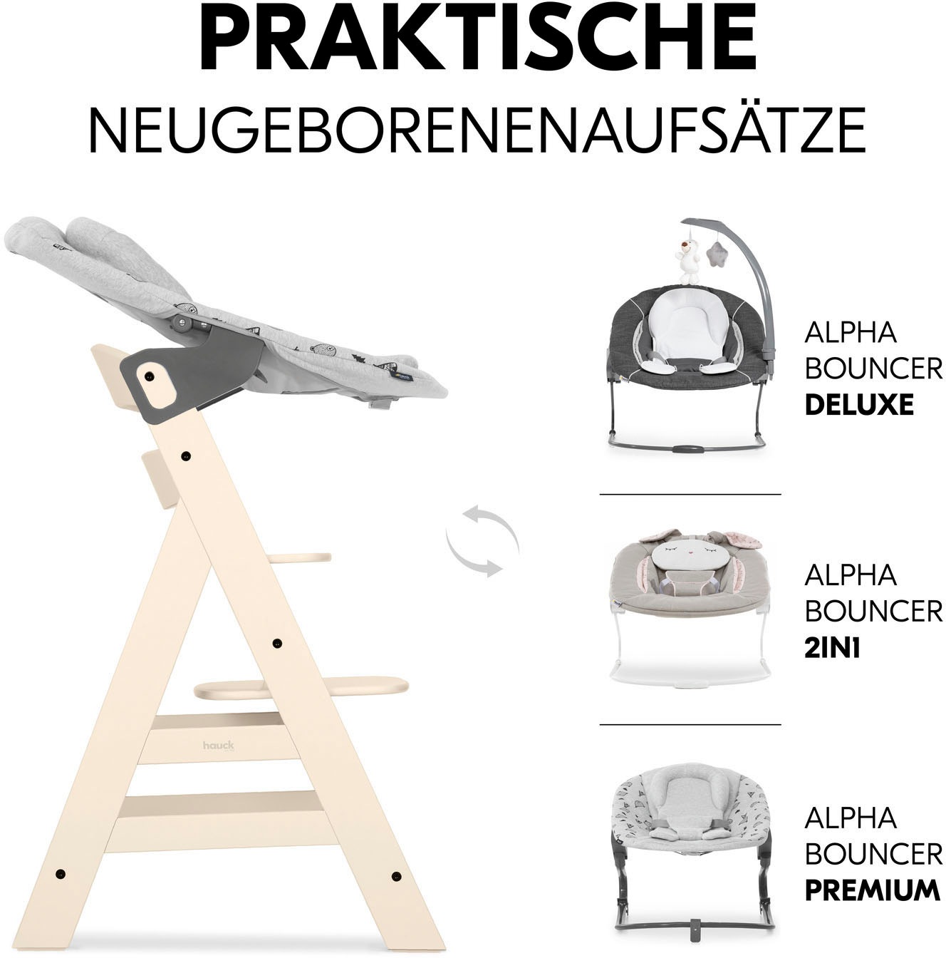 Hauck Hochstuhl »Alpha+, Vanilla«, FSC® - schützt Wald - weltweit