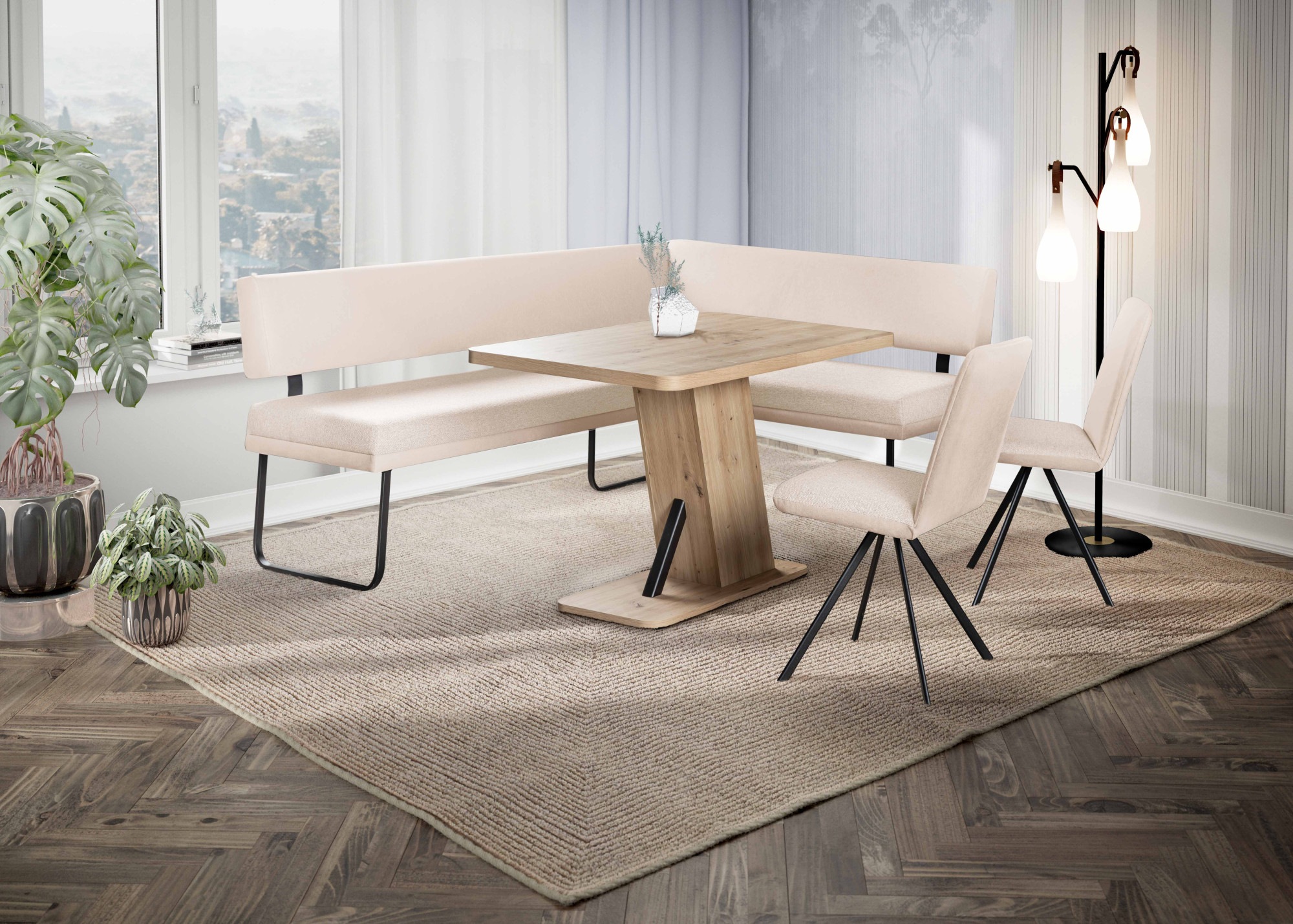 Home affaire Eckbank "Gabi Esszimmerbank, Bank, Küchenbank, Polsterbank" Ge günstig online kaufen