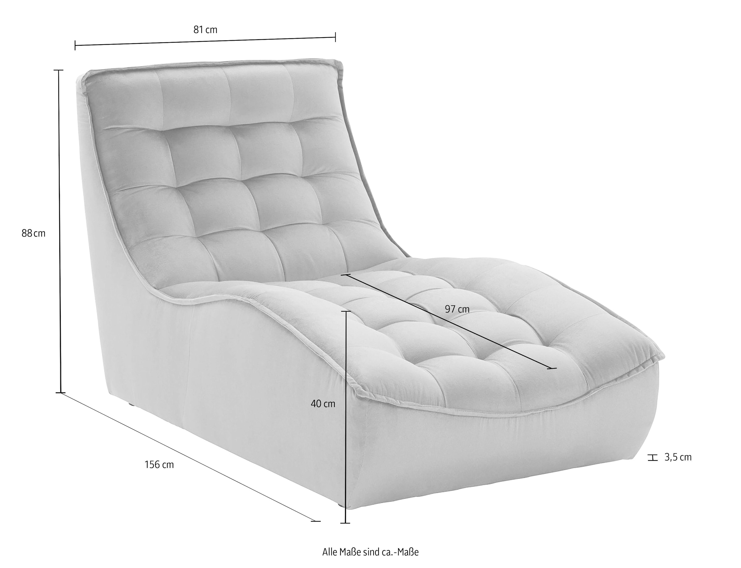 CALIA ITALIA Chaiselongue "Banjo, Designsofa, erstklassiger Sitzkomfort, al günstig online kaufen