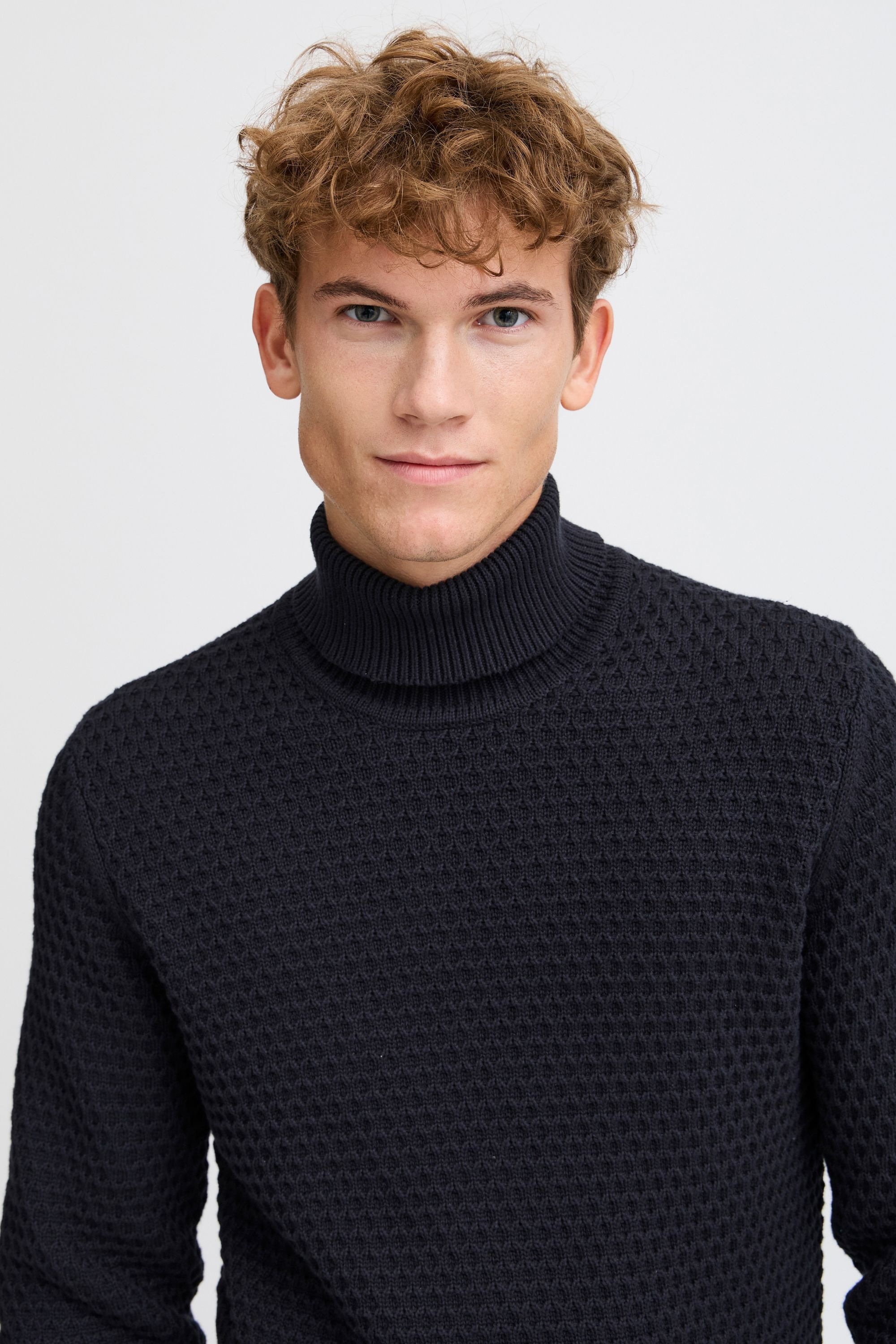 Casual Friday Strickpullover »Strickpullover CFKARL structured roll neck knit«