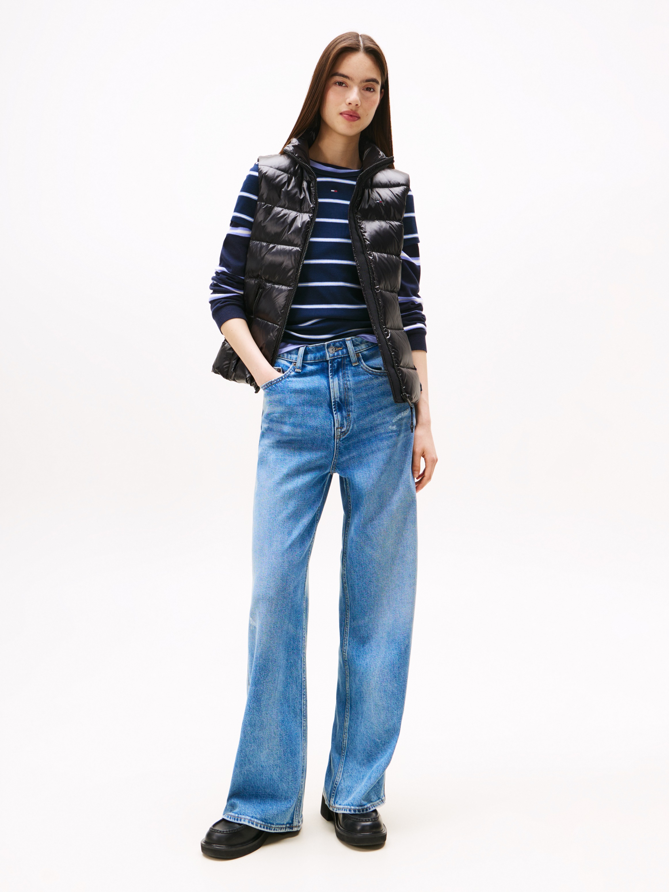 Thumbnail - Tommy Jeans Steppweste "TJW SLIM ZIP PRINT DOWN VEST"