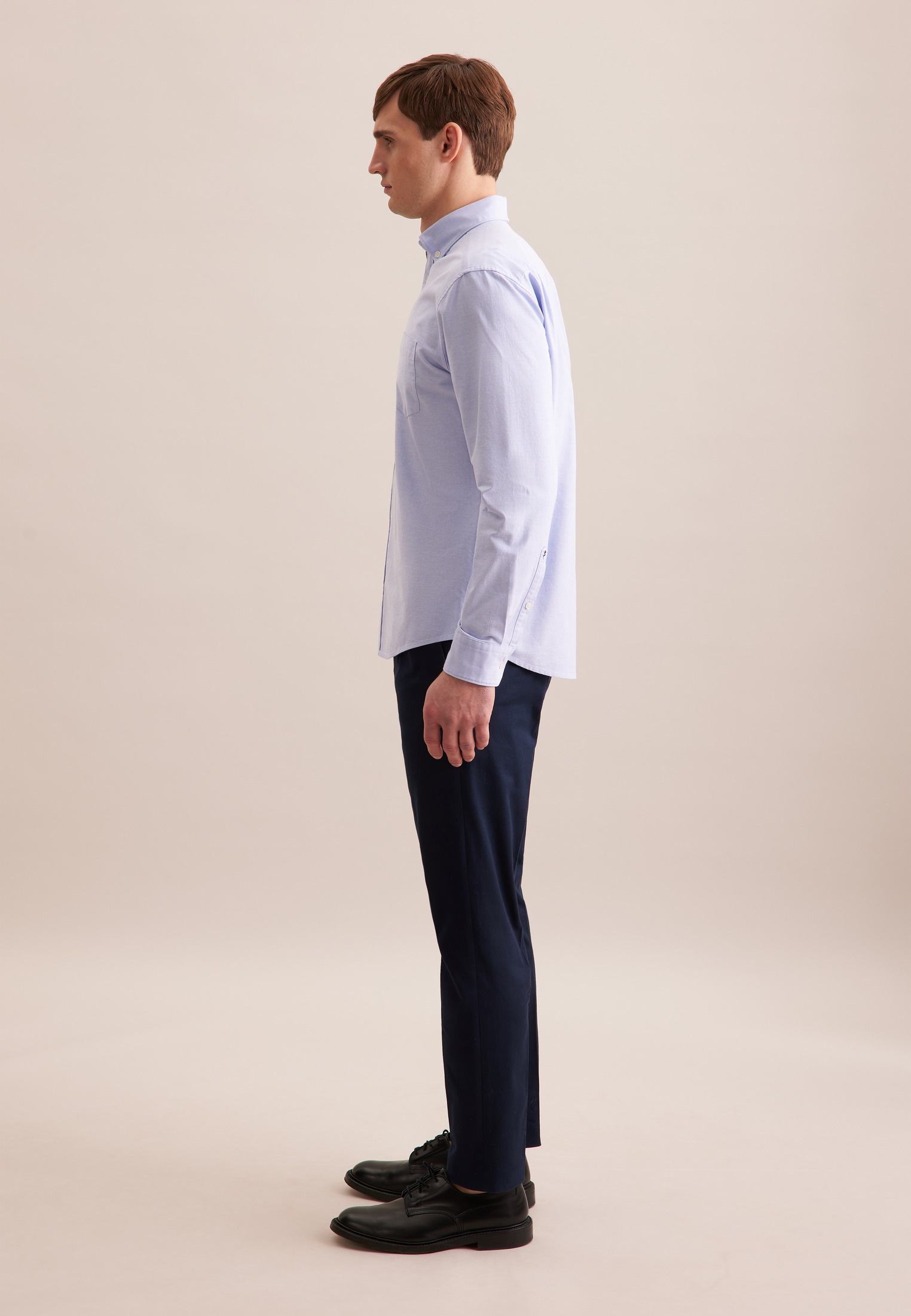 seidensticker Businesshemd, Regular Button-Down-Kragen Uni
