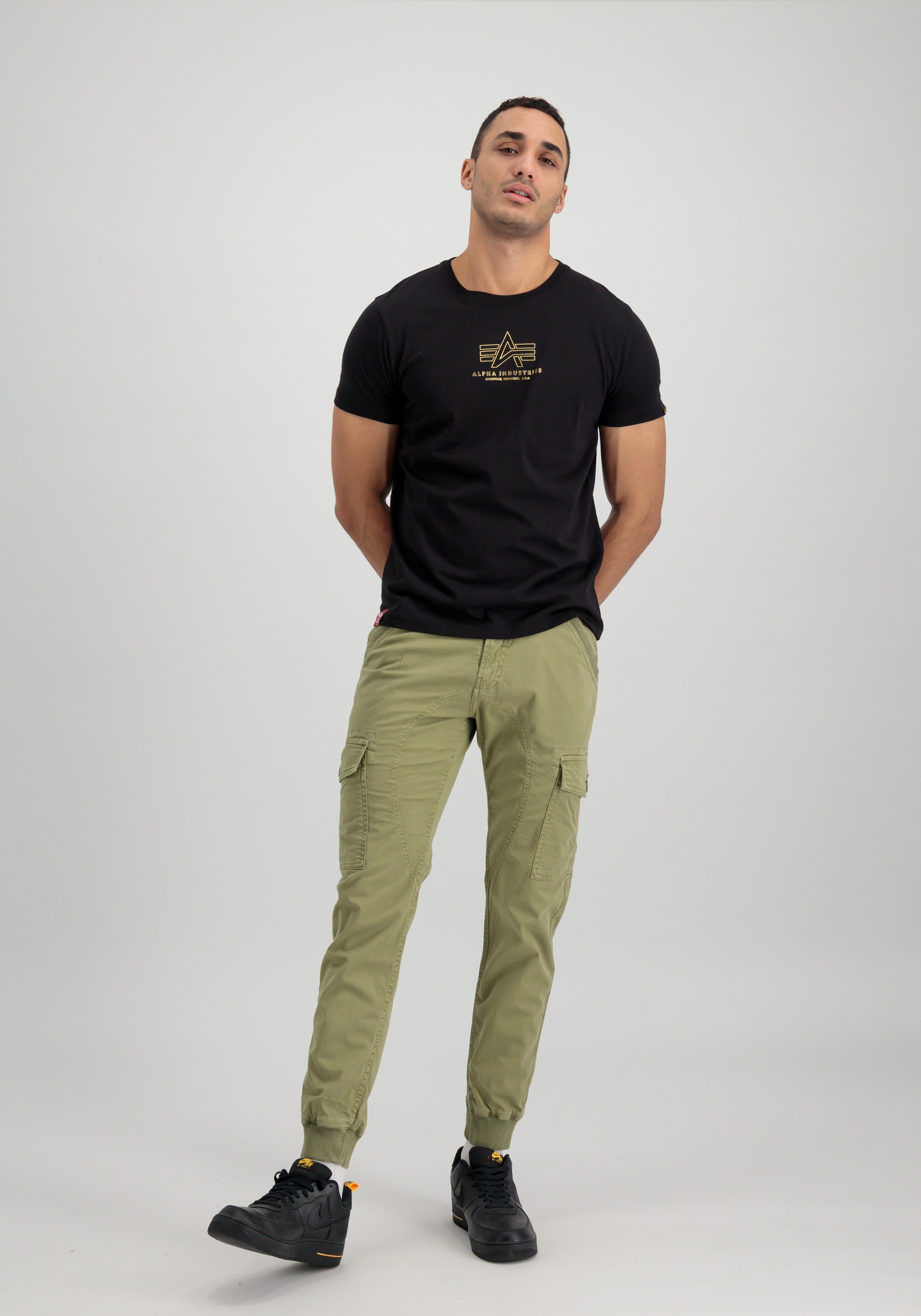 Thumbnail - Alpha Industries T-Shirt "Basic T-Shirt ML Foil Print"