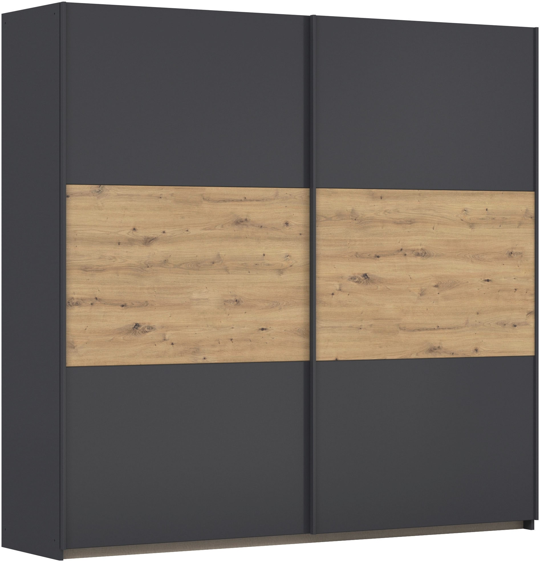 rauch Schwebetürenschrank "Kleiderschrank Schrank Garderobe Garderobenschrank Wäscheschrank NEO" 3 verschiedene Ausstattungen BASIC/CLASSIC/PREMIUM (inkl. SOFT-CLOSE), mit großzügigem Stauraum und vielfältigen Farbkombinationen