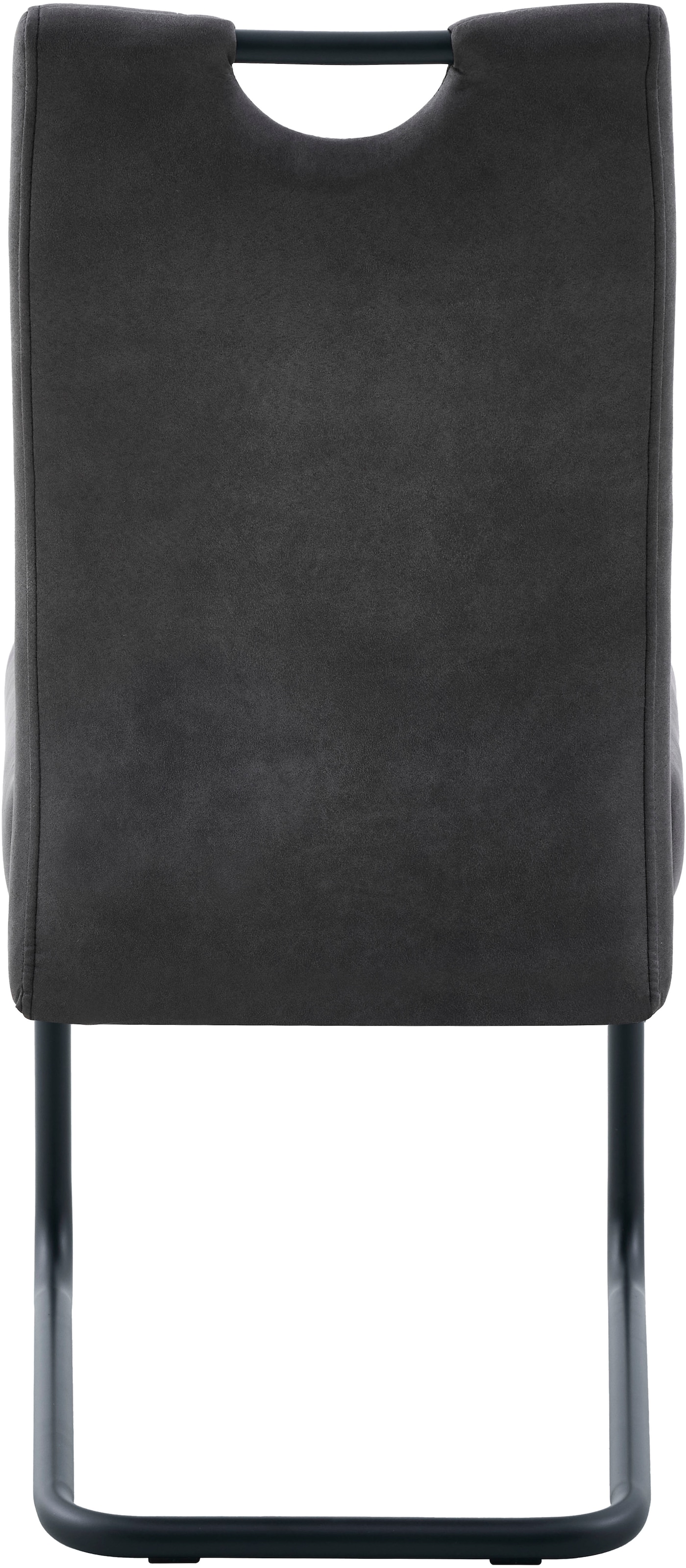 OTTO home Essgruppe »"Altona", Esstisch ausziehbar plus 6 Stühle, TOPSELLER!« Esstisch ausziehbar 140 - 180 cm, 6 Freischwinger, 7 tlg. tlg. Säulentisch 140-180x90 cm, Stuhl mit Federkorb, 140 kg belastbar