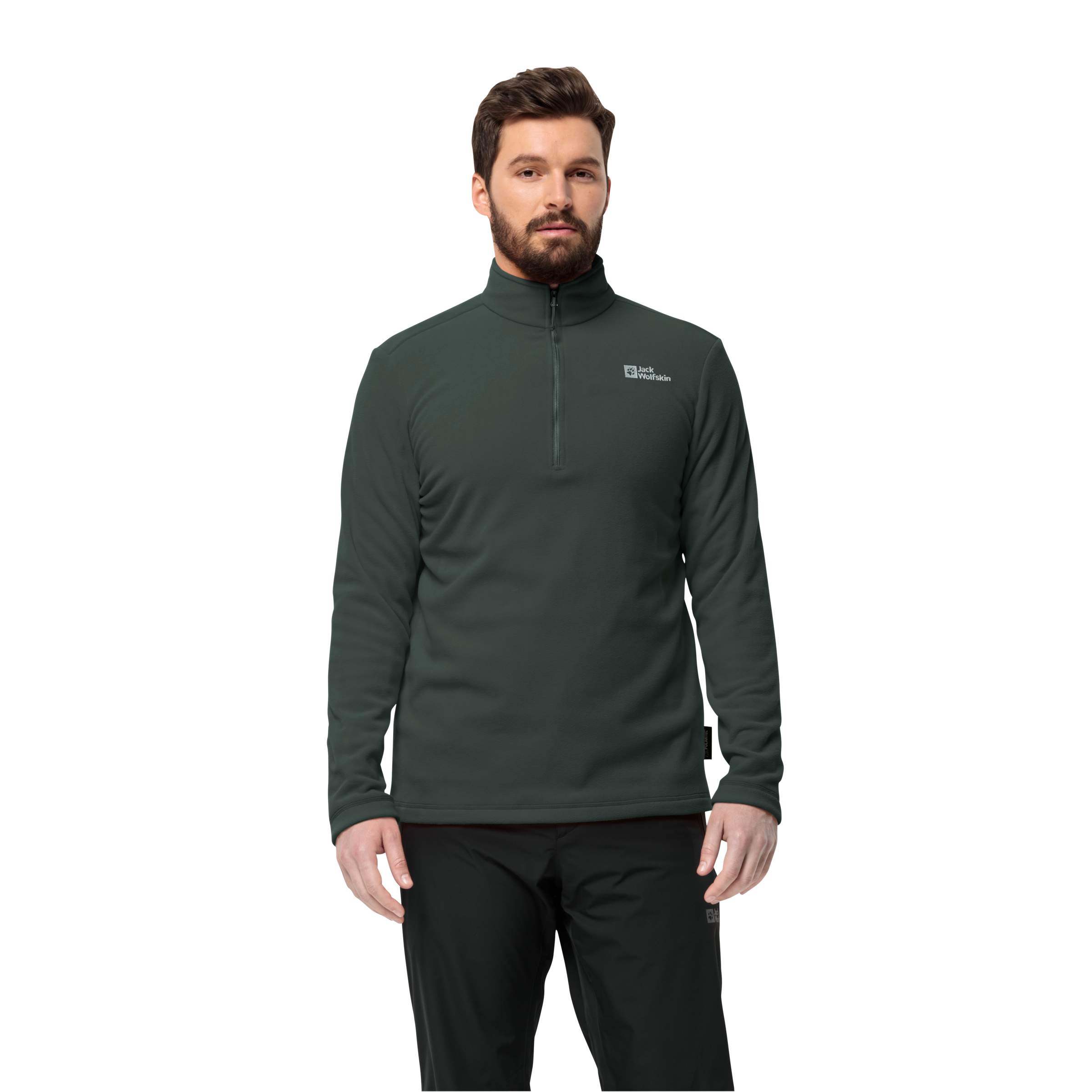 Jack Wolfskin Fleecepullover "TAUNUS HZ M", aus recyceltem Polyester, atmun günstig online kaufen