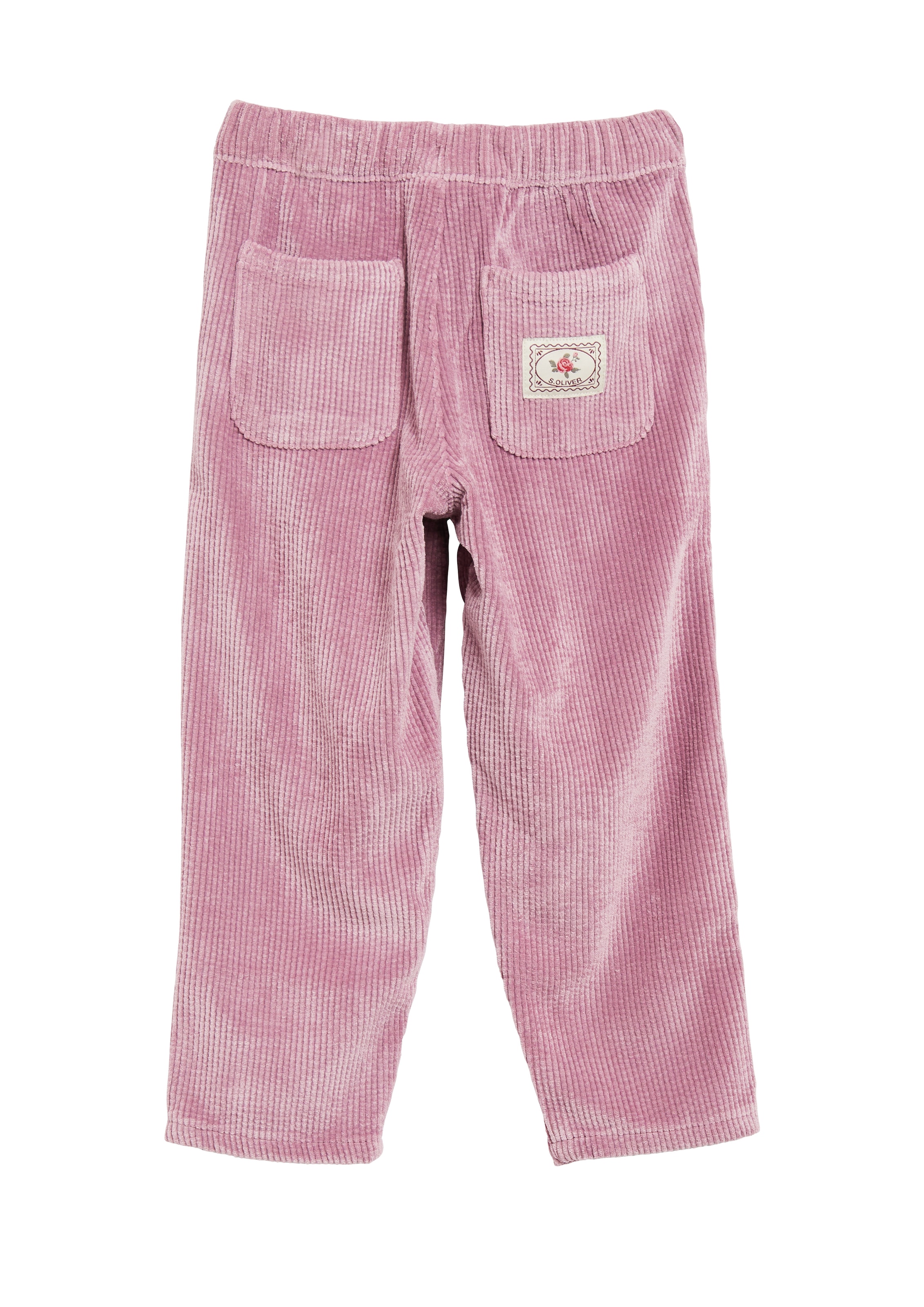 s.Oliver Junior Cordhose  Elastikbund, Materialmix, mit Taschen / Kids