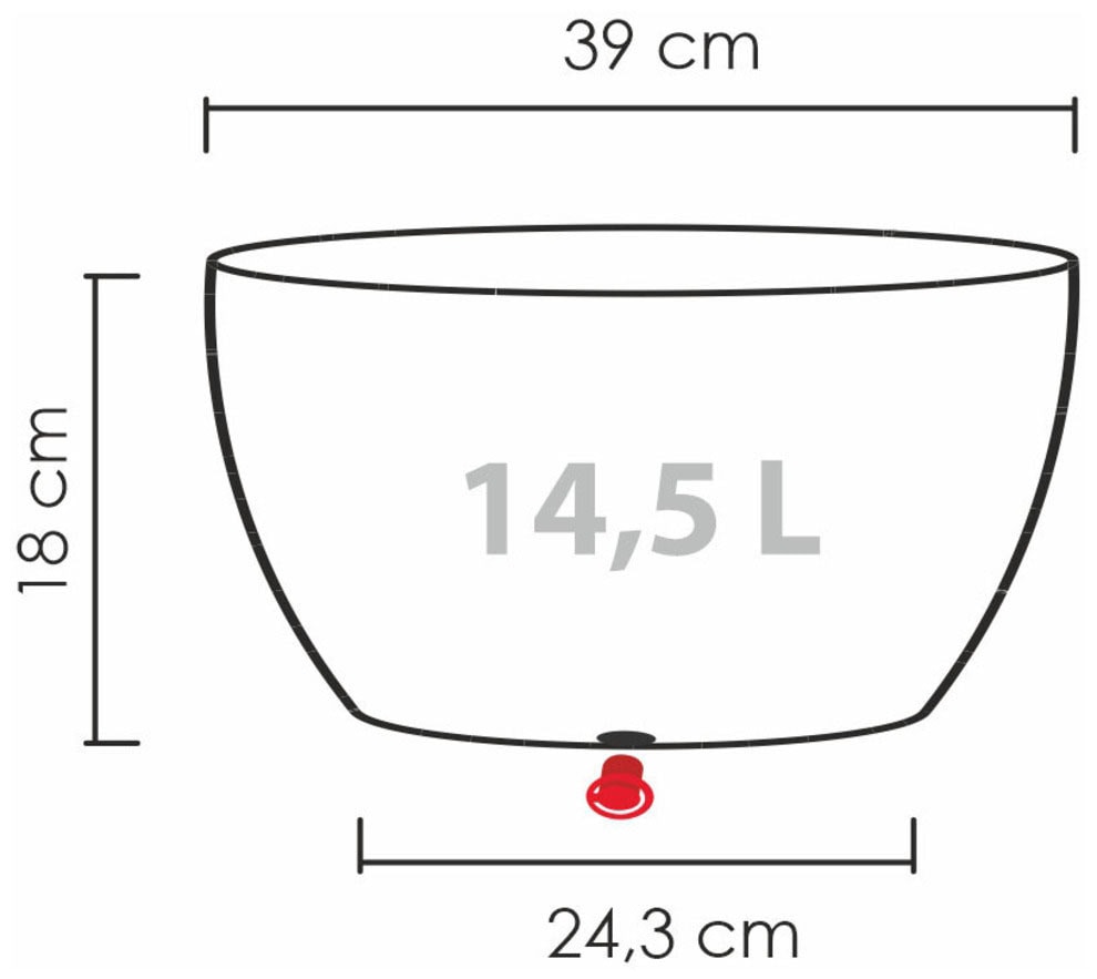 Scheurich Blumentopf »40/297 BARCEO BOWL«