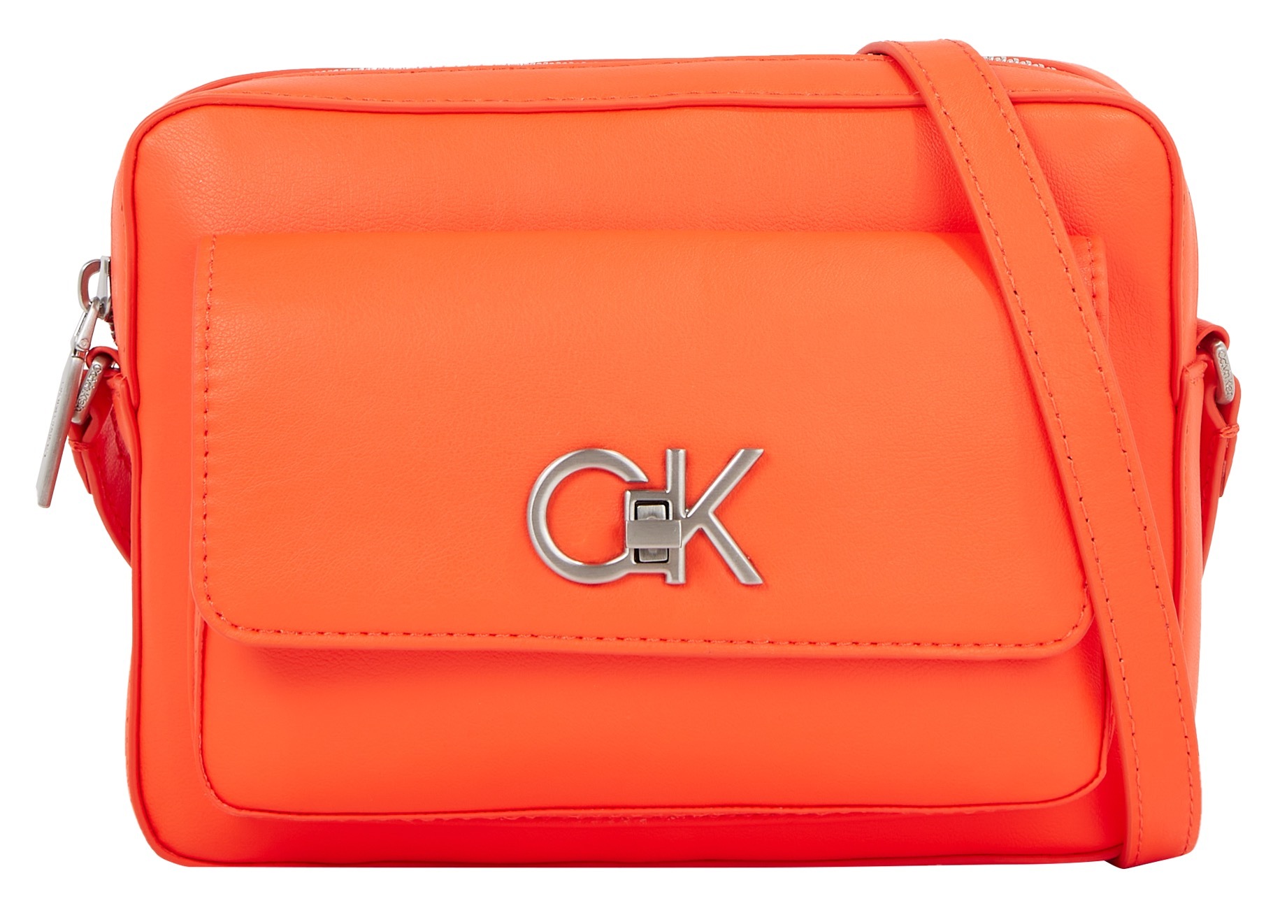 Mini Bag »RE-LOCK CAMERA BAG W/FLAP«, mit CK-Emblem vorne