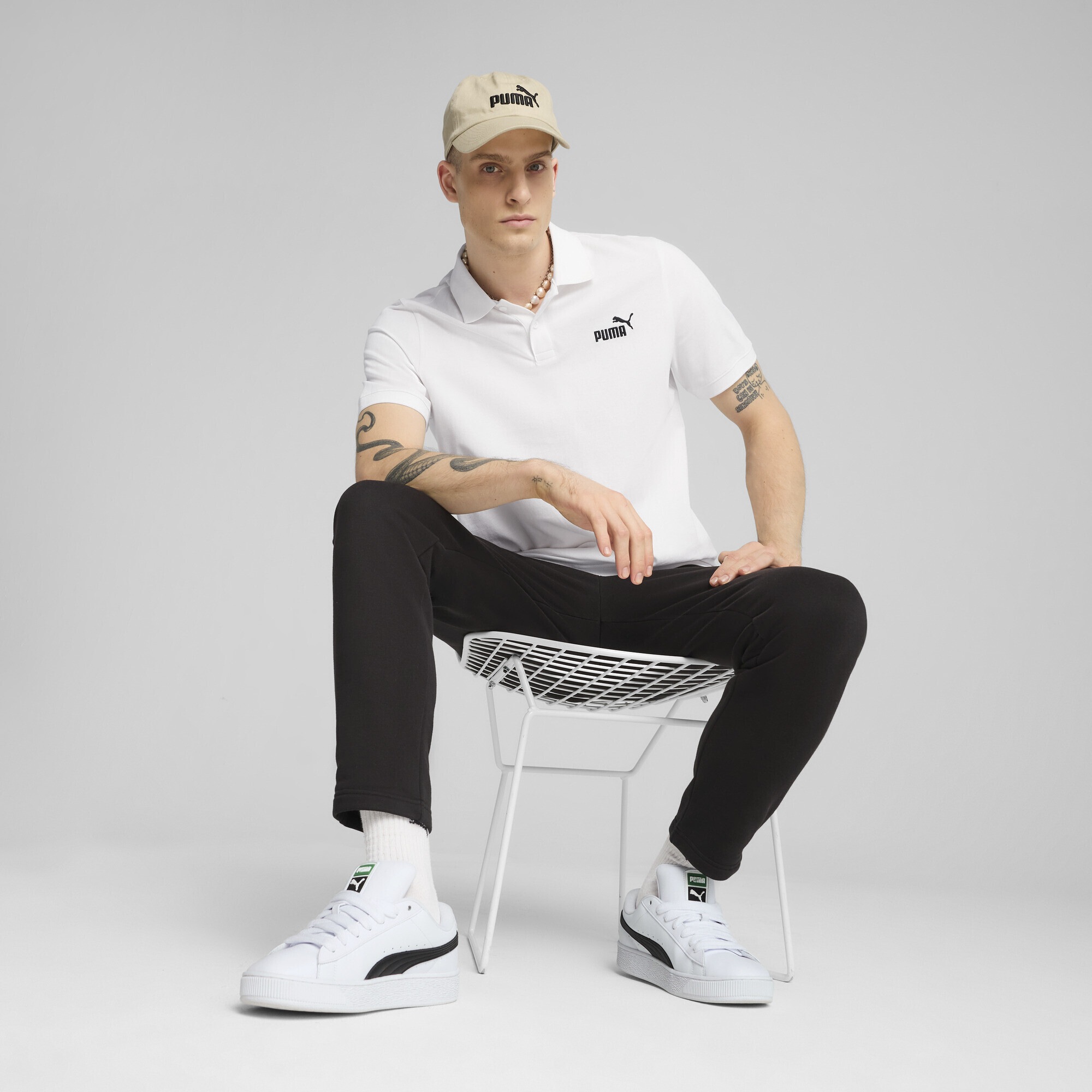 PUMA Poloshirt »Essentials No. 1 Logo Pique-Poloshirt Herren«