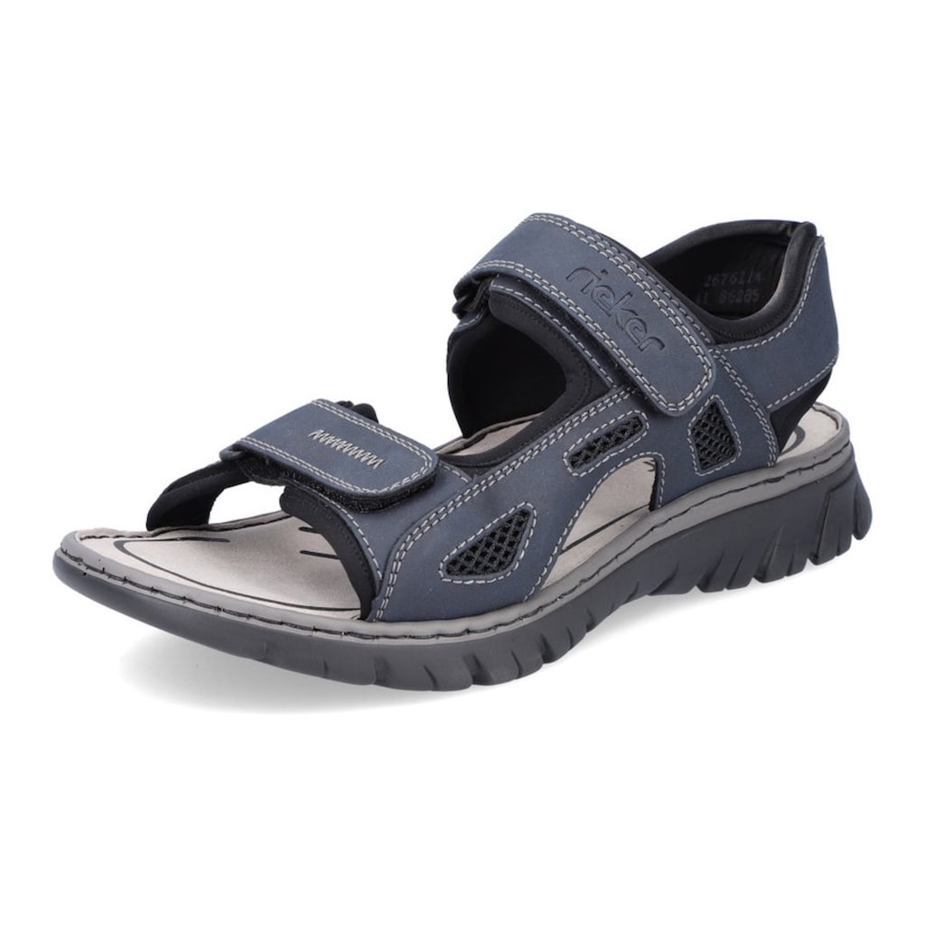 Rieker Sandale, Sommerschuh, Klettschuh, Outdoorsandale, in Trekking-Optik