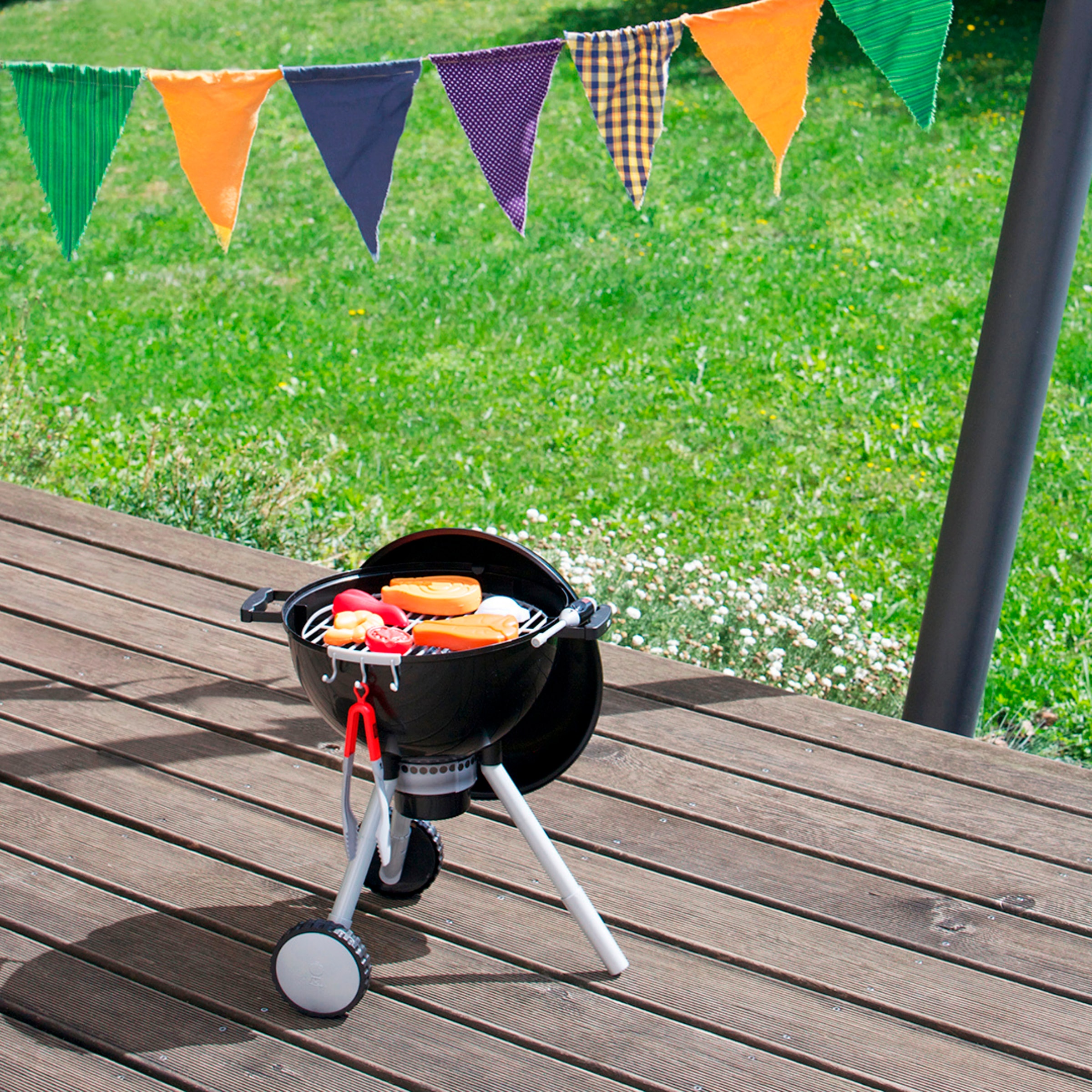 Klein Kinder-Küchenset »Weber Spiel-Kugelgrill One Touch Premium«, mit Licht und Sound, Made in Germany