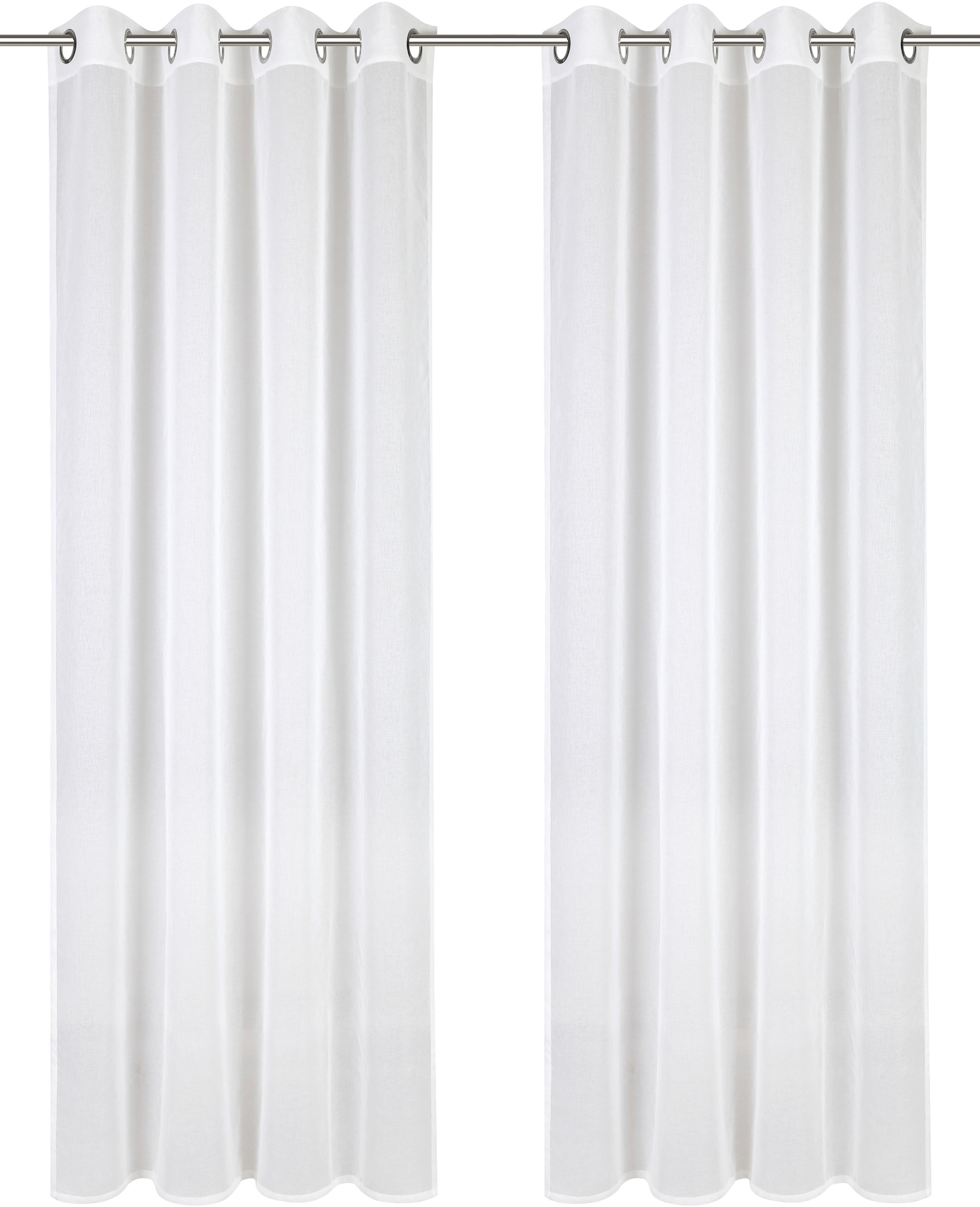 OTTO home Gardine "Dolly" Ösen 1 Stk. tlg. Transparent, Gewebt, Polyester günstig online kaufen