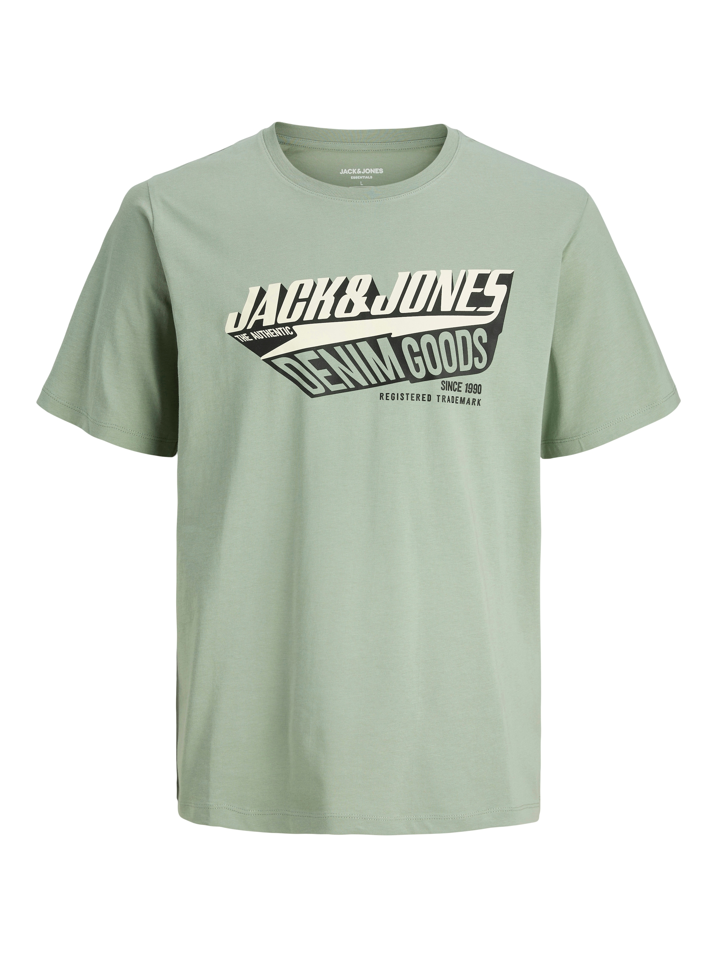Jack & Jones PlusSize T-Shirt »JJELOGO TEE SS 2 COL AW25 3PK MP PLS«, (Packung, 3 tlg.)