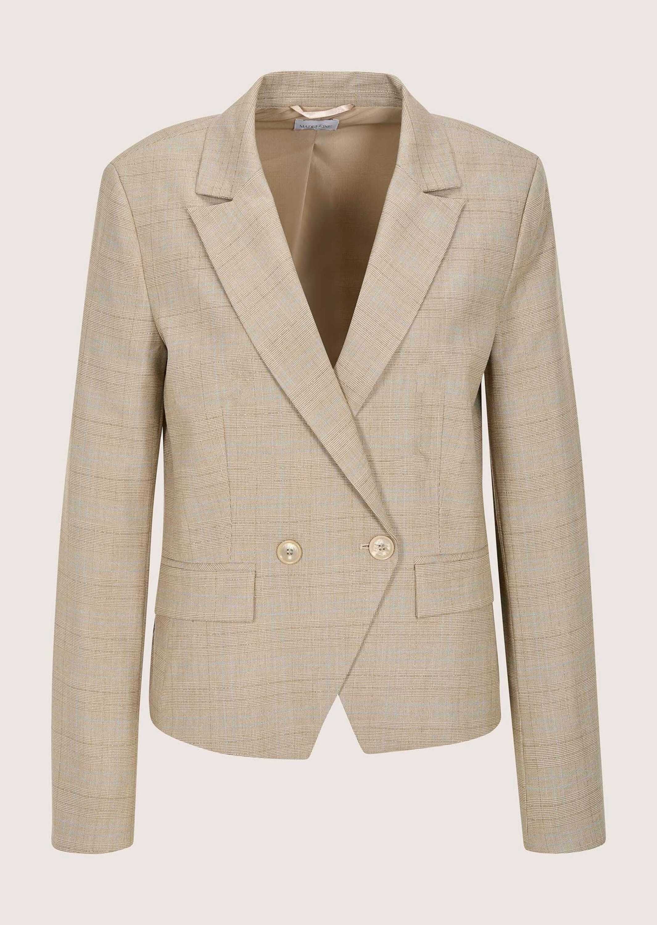MADELEINE Jackenblazer "Kurzblazer Glencheck mit Reverskragen" günstig online kaufen