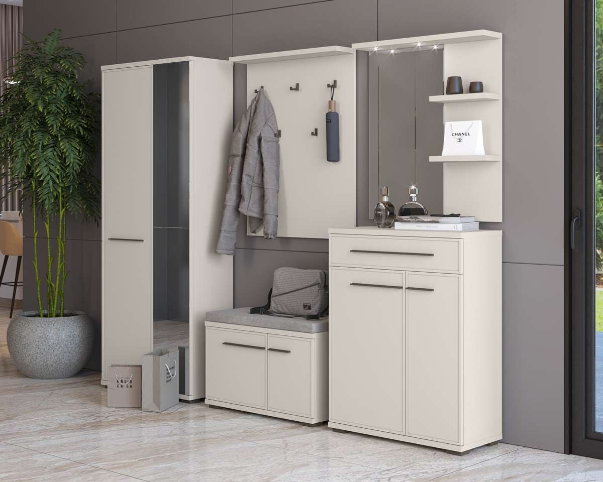 OTTO home Garderoben-Set "Opera Flurmöbel, Dielenmöbel, Diele, Garderobe, G günstig online kaufen