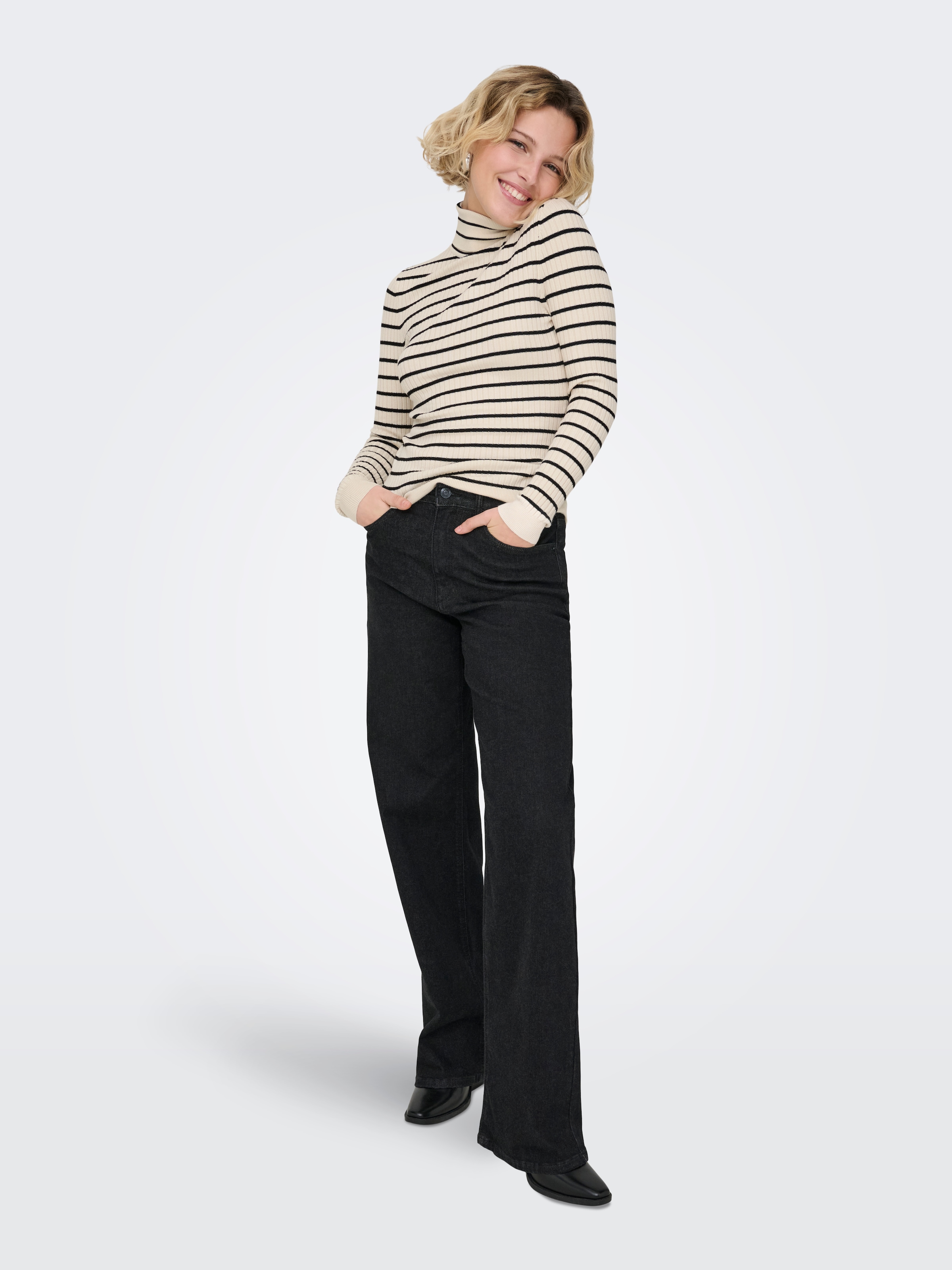 ONLY Rollkragenpullover »ONLKAROL L/S ROLLNECK PULLOVER KNT NOOS«