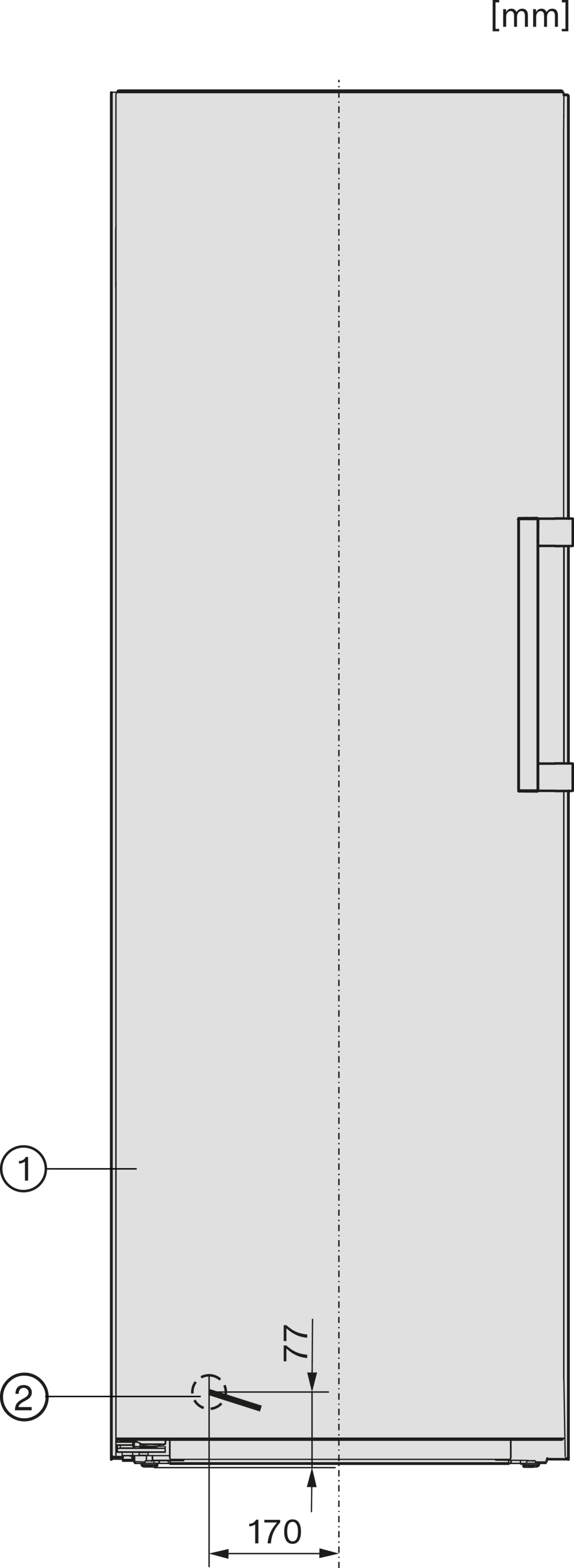 Miele Gefrierschrank »FNS 4782 D«, 185,5 cm hoch, 59,7 cm breit