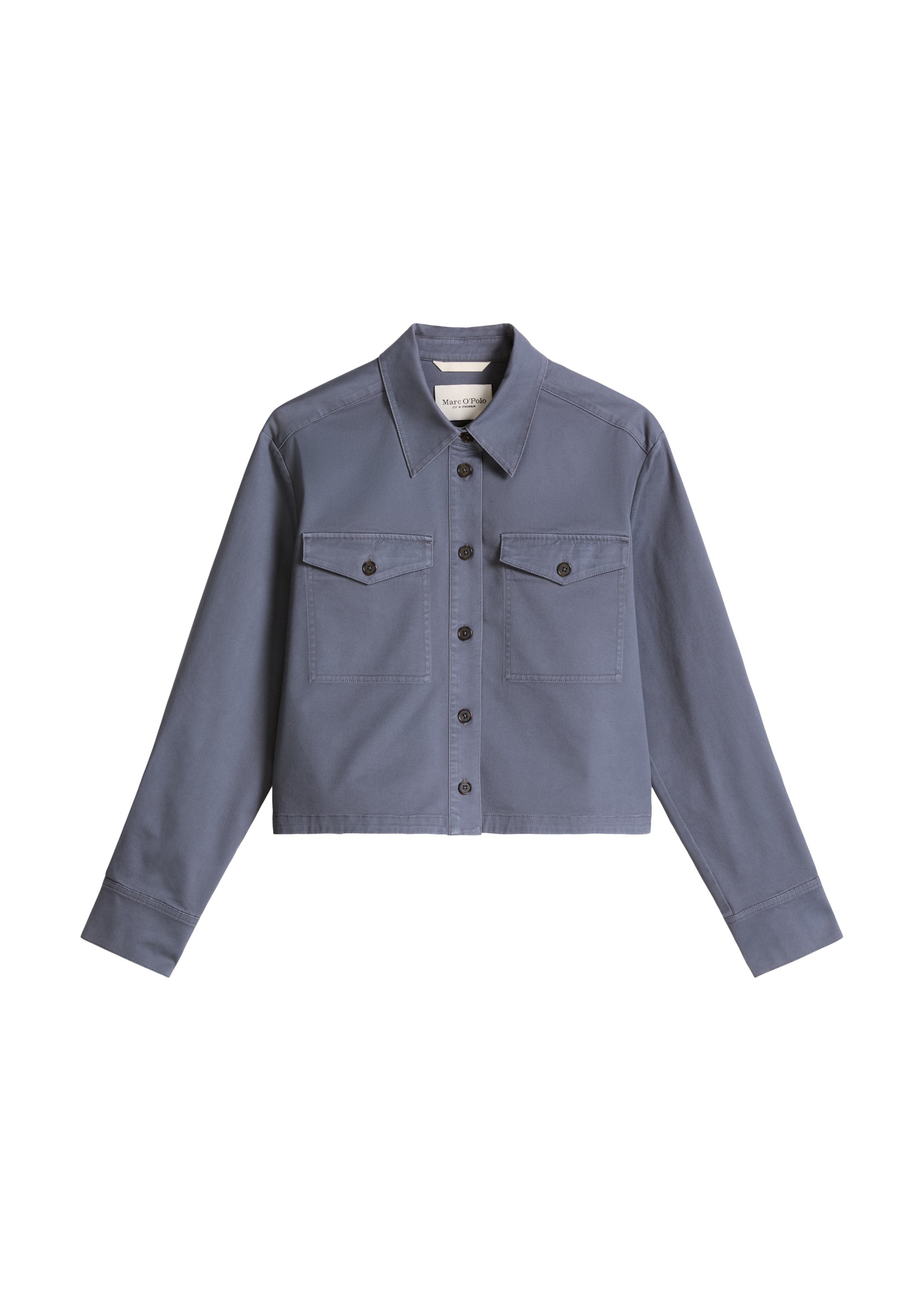 Marc O'Polo Kurzjacke »aus Brushed Cotton Twill« ohne Kapuze