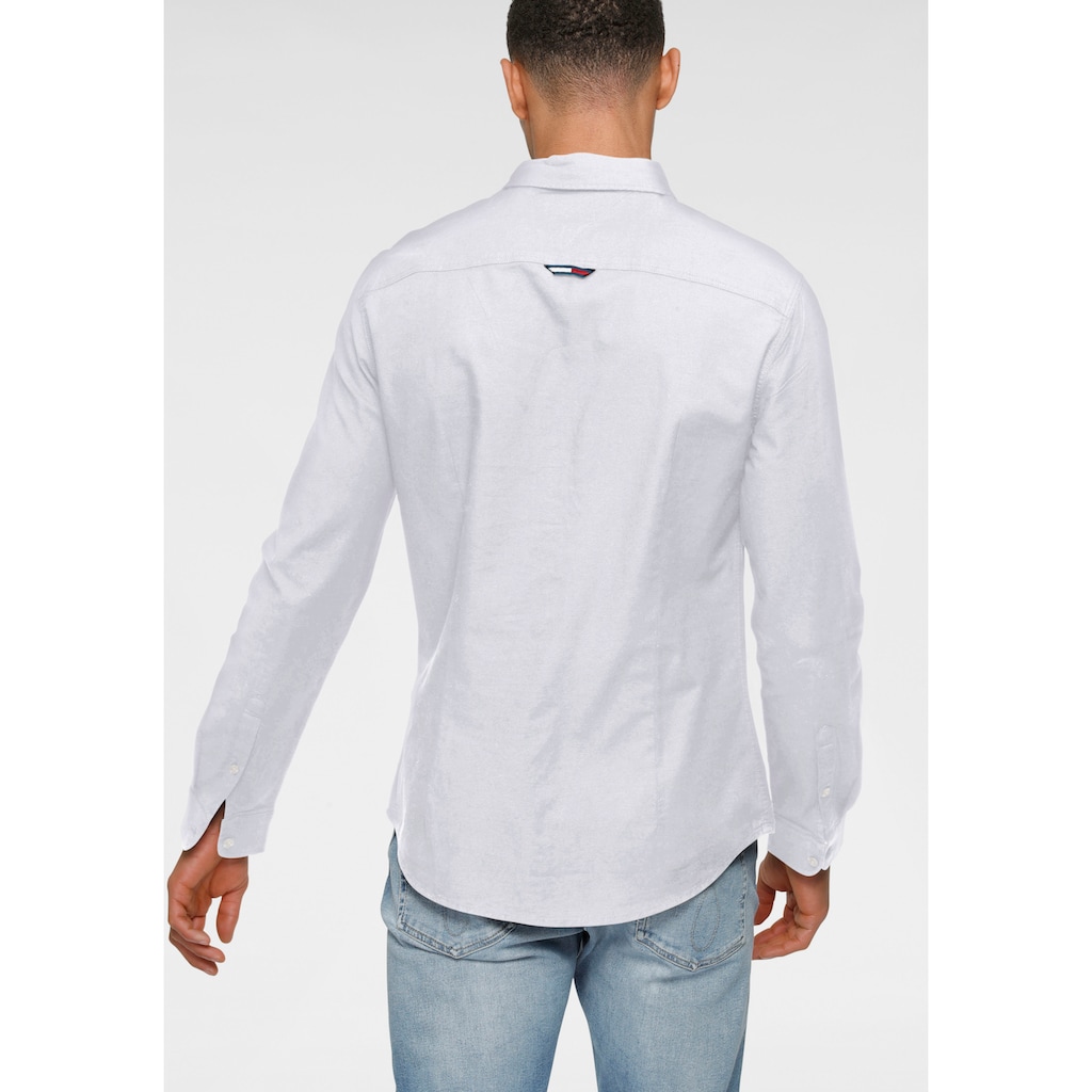 Tommy Jeans Langarmhemd »TJM SLIM STRETCH OXFORD SHIRT«