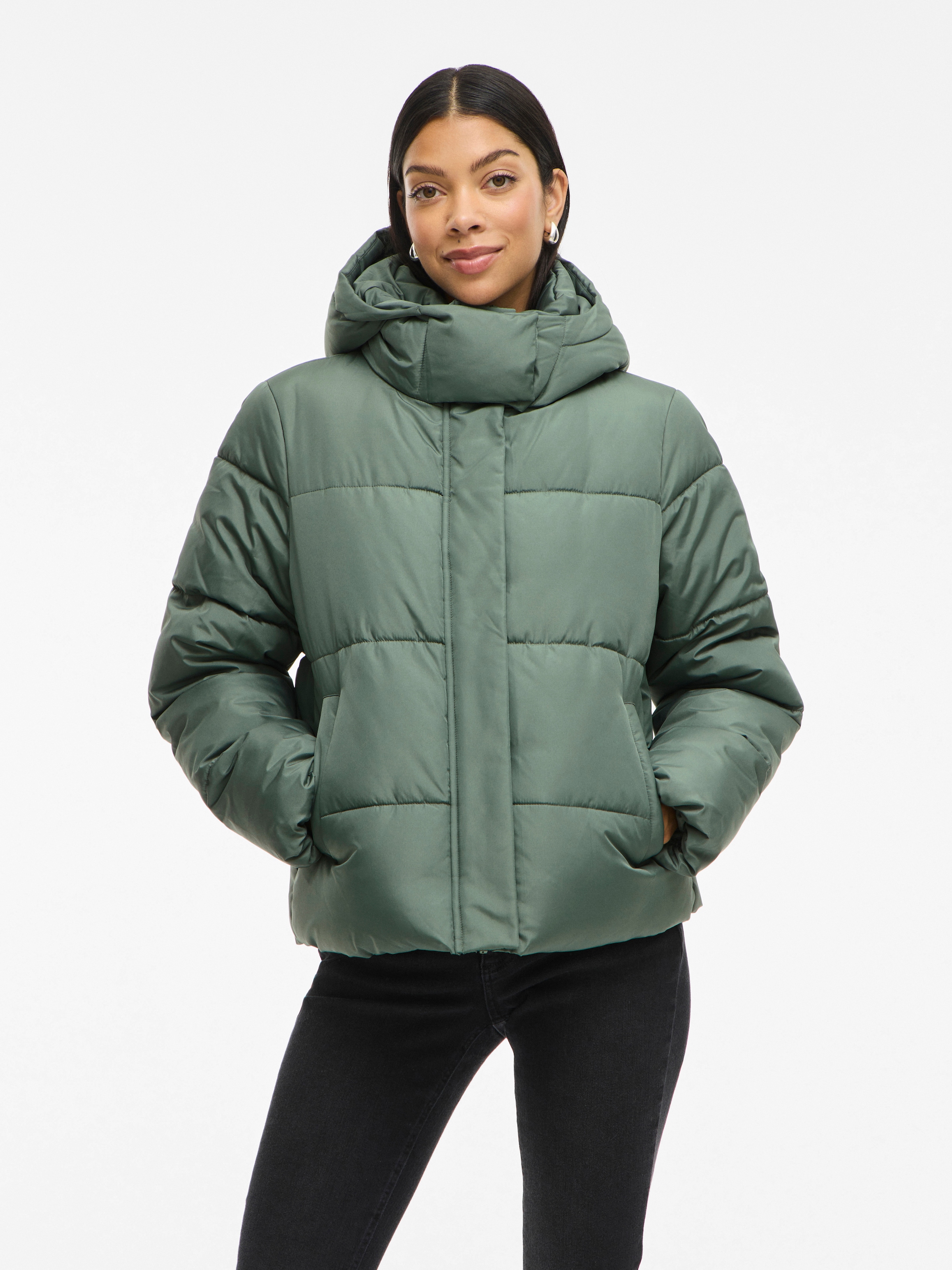 Vila Steppjacke "VIMILJA PADDED PUFFER - NOOS", mit Kapuze günstig online kaufen