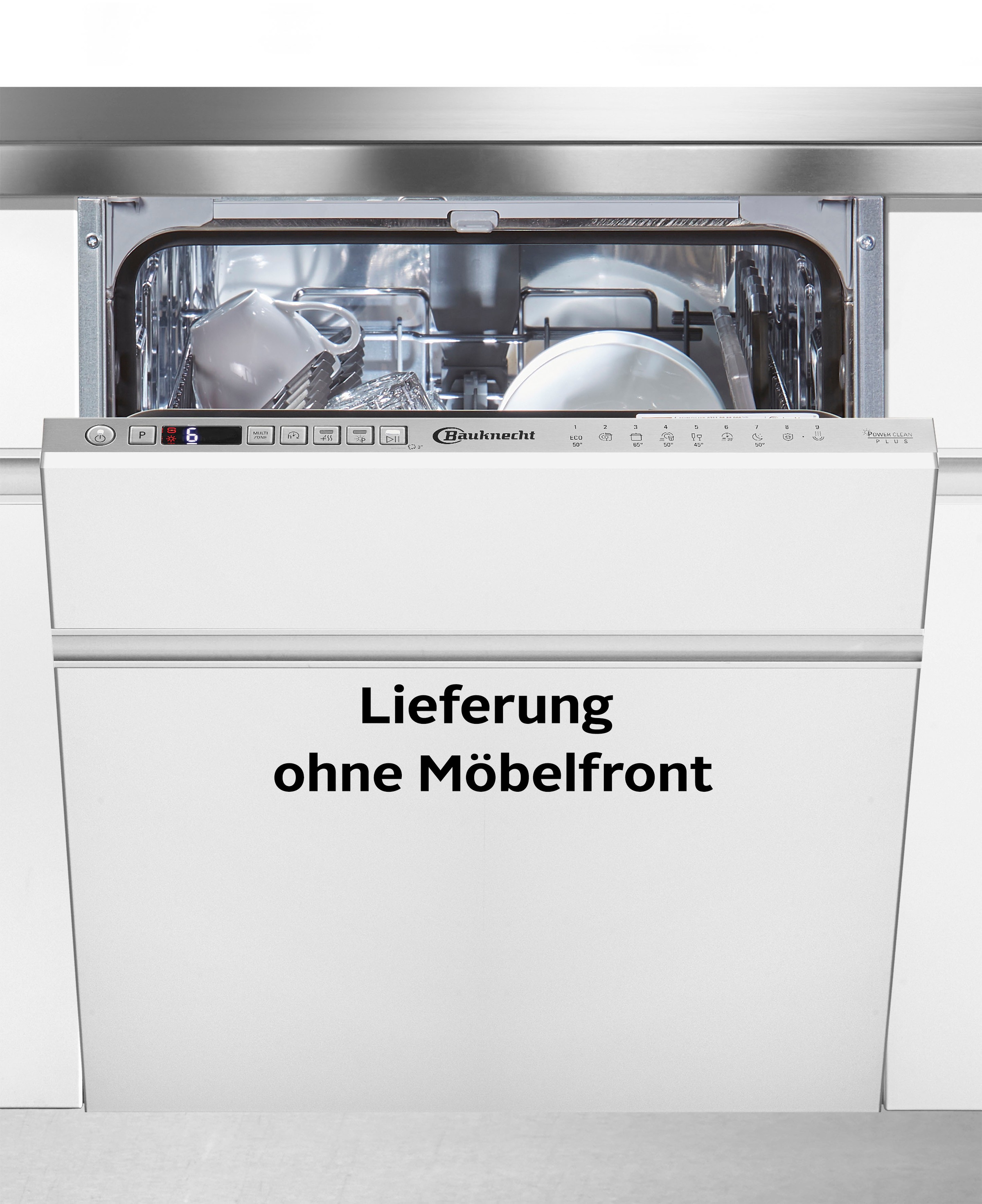 BAUKNECHT vollintegrierbarer Geschirrspüler »BSIO 3T223 PE X (2)«, 10 Maßgedecke
