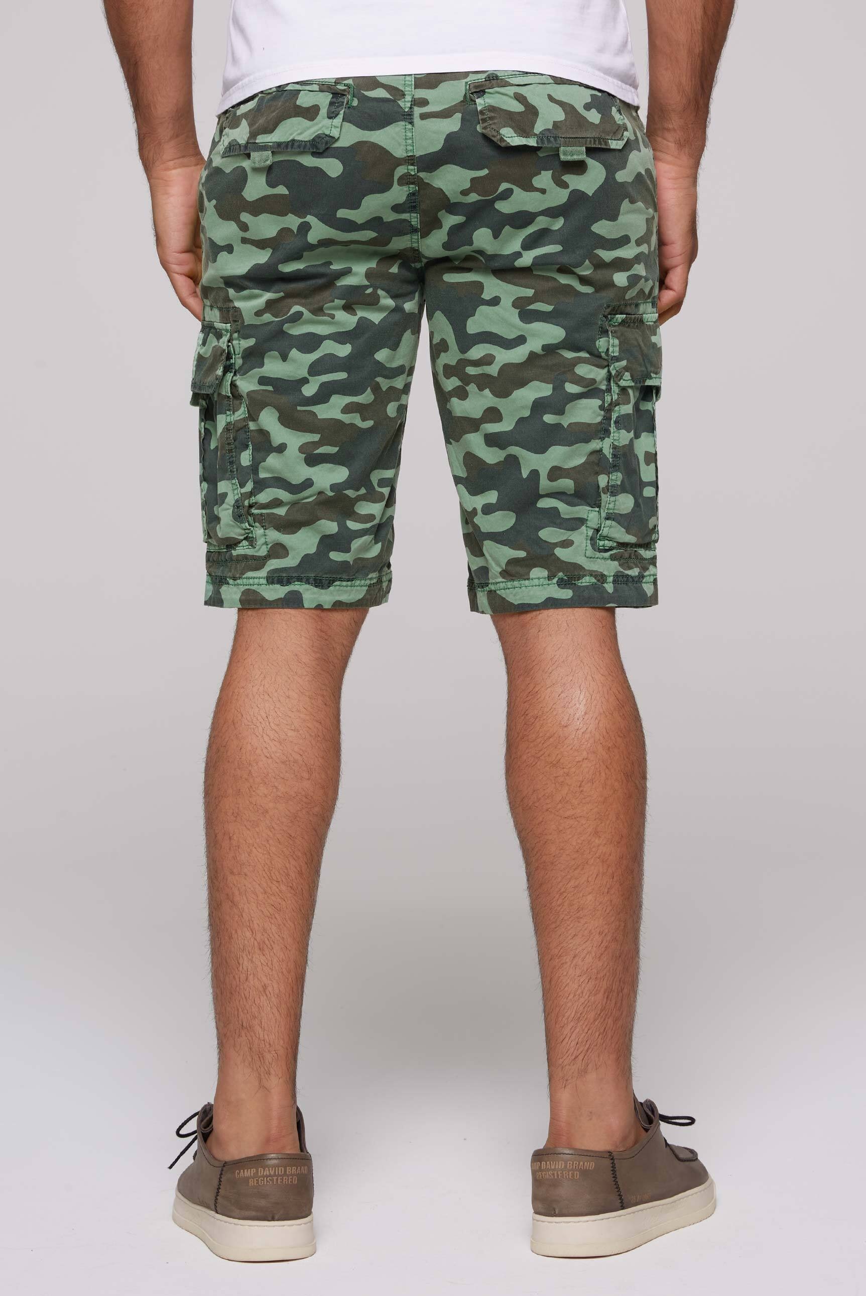CAMP DAVID Cargoshorts, mit Zugbänder im Hosensaum
