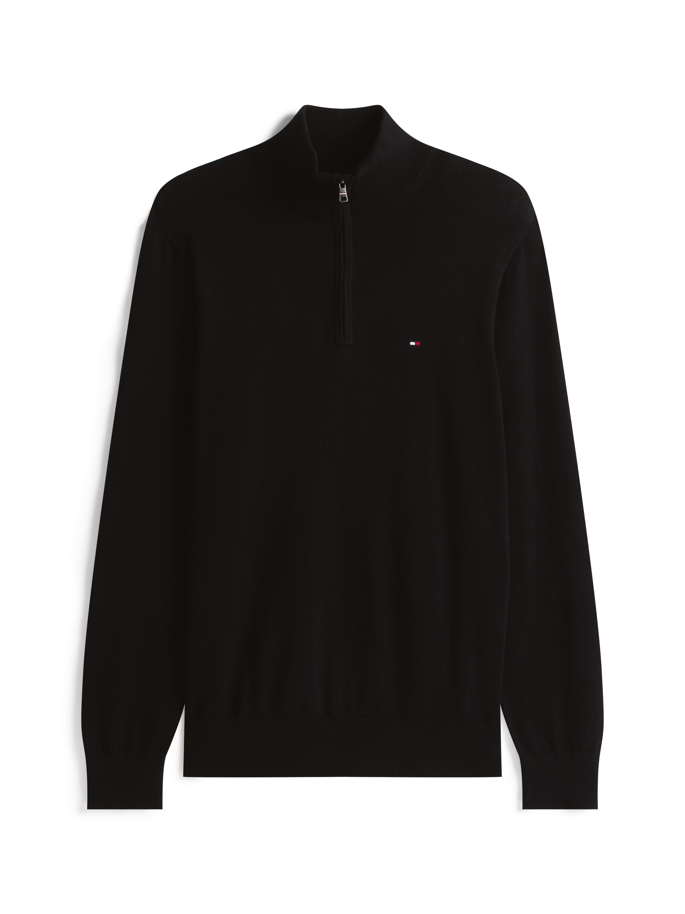 Tommy Hilfiger Troyer »ESSENTIAL COTTON ZIP MOCK«