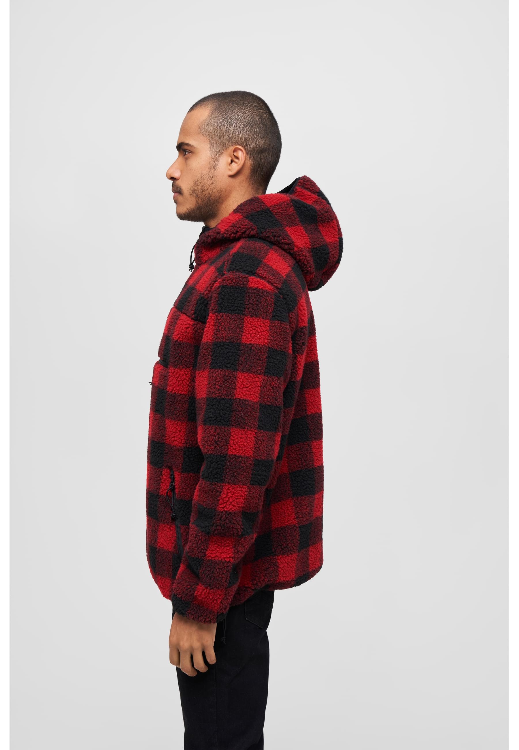 Brandit Anorak »Brandit Herren Teddyfleece Worker Pullover«, (1 St.), mit Kapuze