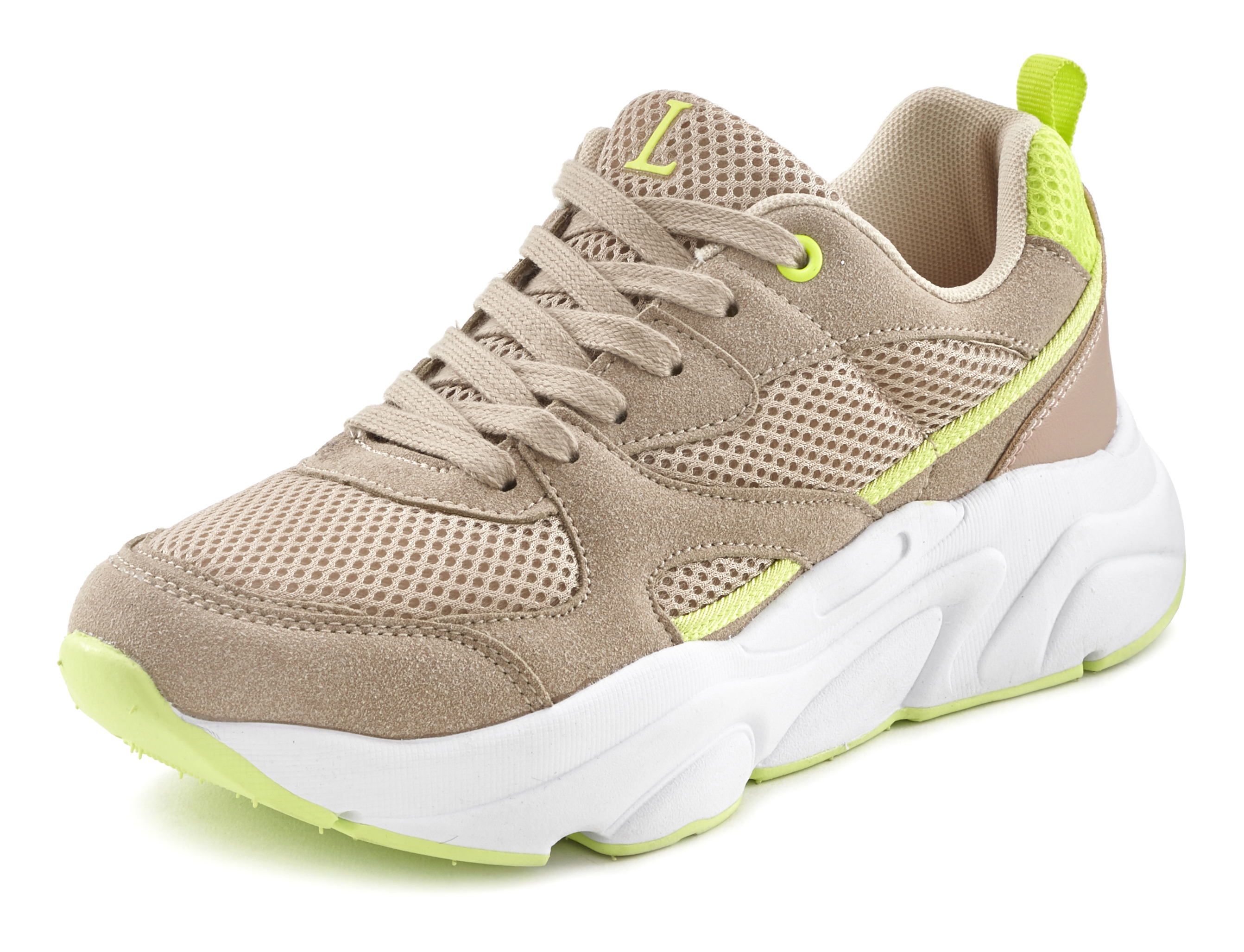 Sneaker, mit leichter Chunky-Sohle und herausnehmbarer Innensohle