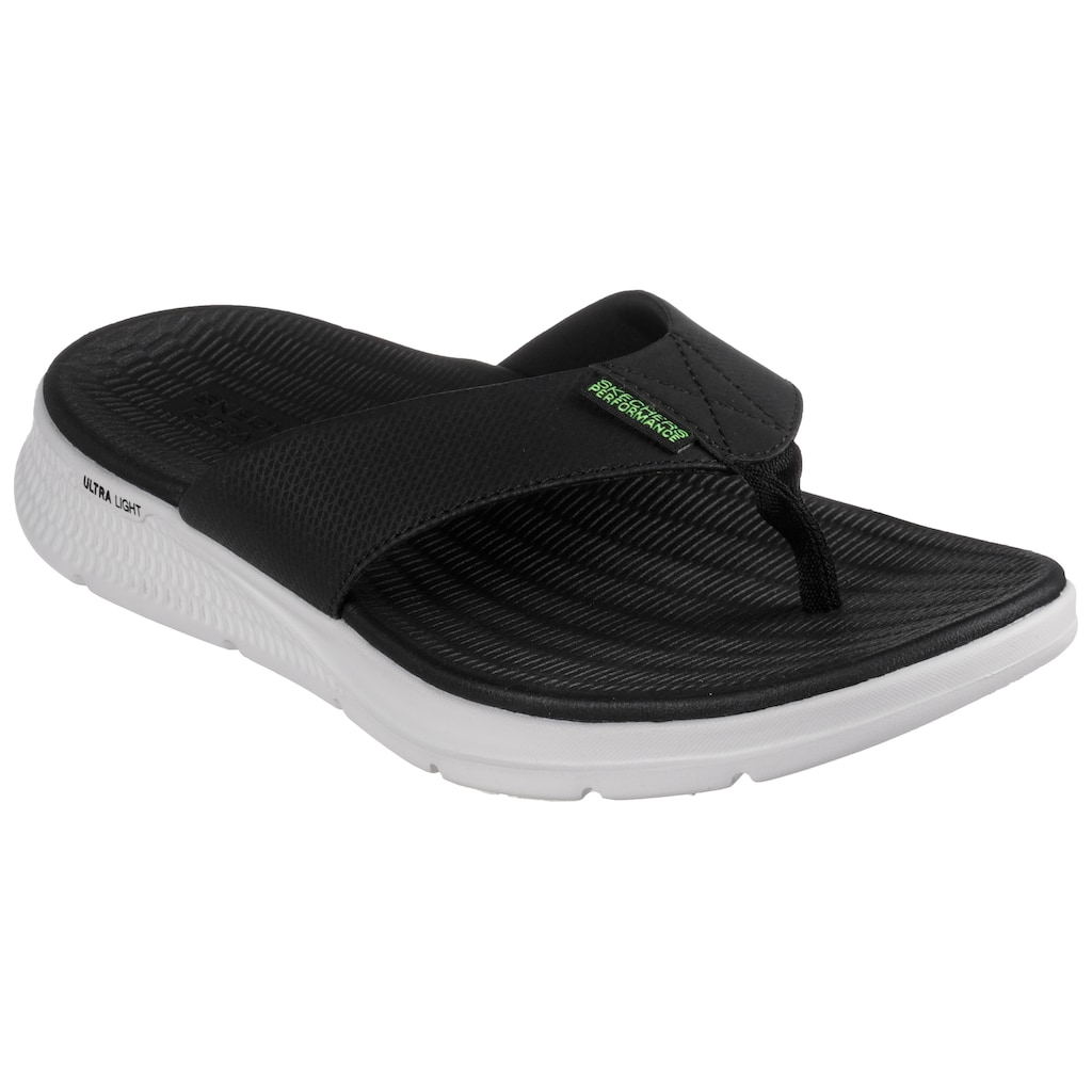 Skechers Zehentrenner »GO CONSISTENT SANDAL-SYNTHWAVE«, Sommerschuh, Schlappen, Poolslides, Badeschuh, mit Goga-Mat