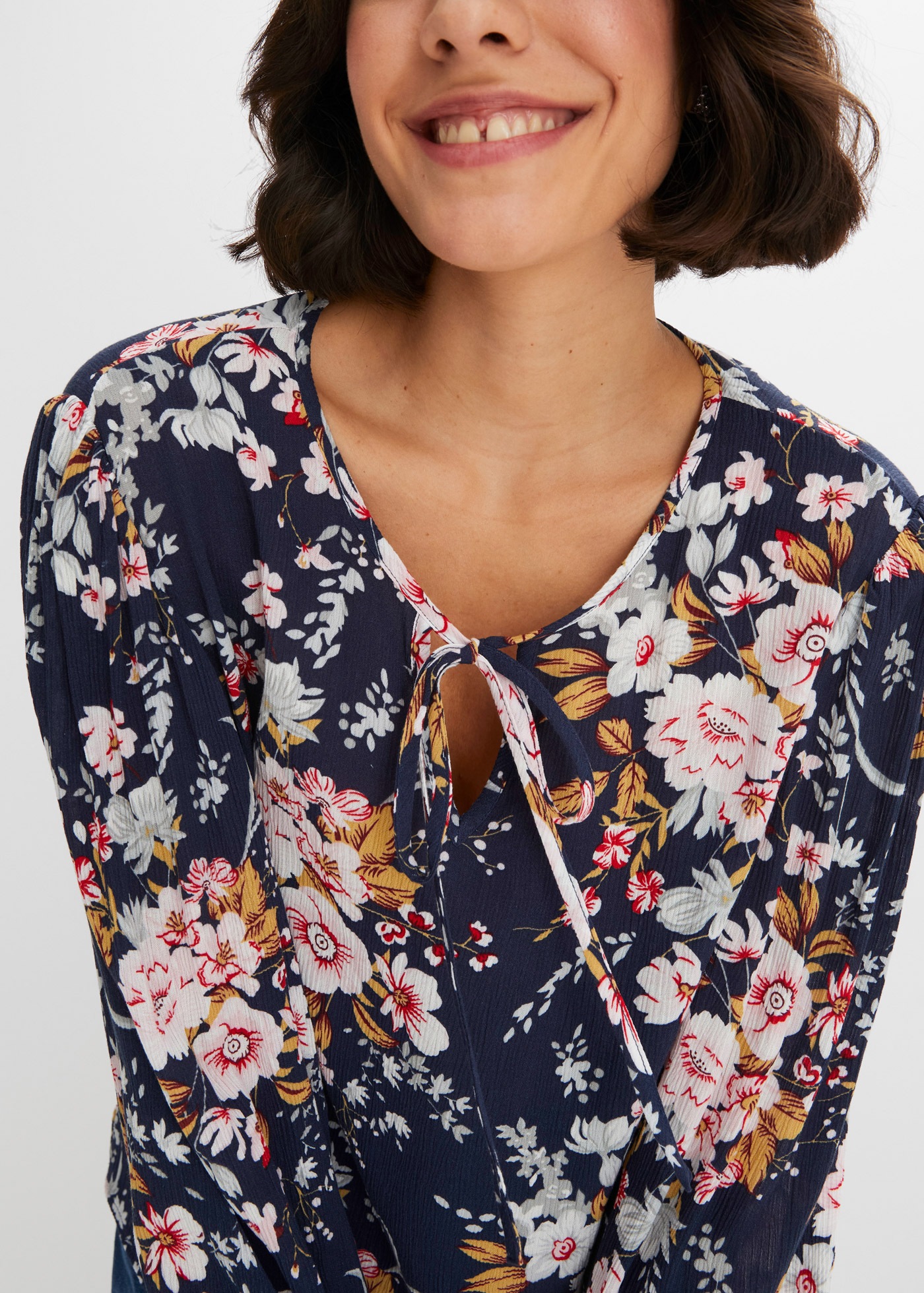 Thumbnail - bonprix Langarmbluse "Bluse aus reiner Viskose", Bluse aus reiner Viskose