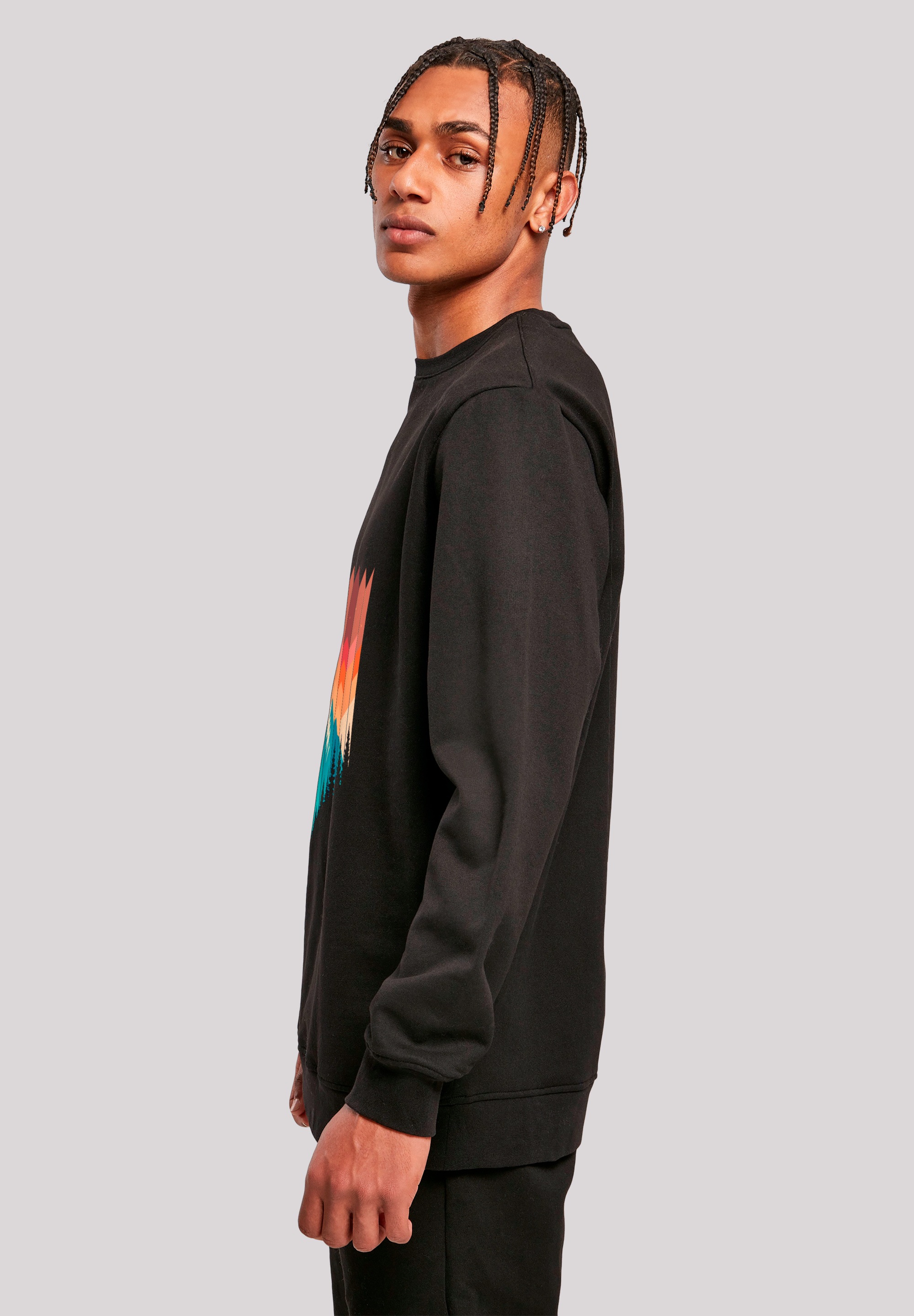 F4NT4STIC Sweatshirt »Berg Sonnenuntergang Geometrisch«, Premium Qualität