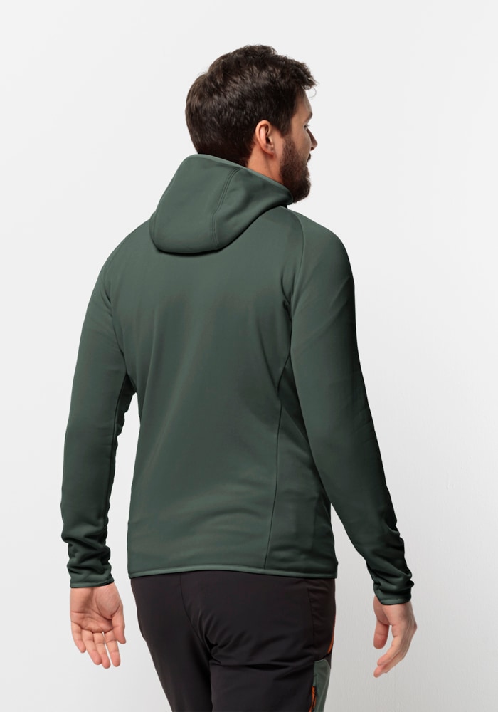 Jack Wolfskin Fleecejacke »BAISELBERG HOODED FZ M«, mit Kapuze