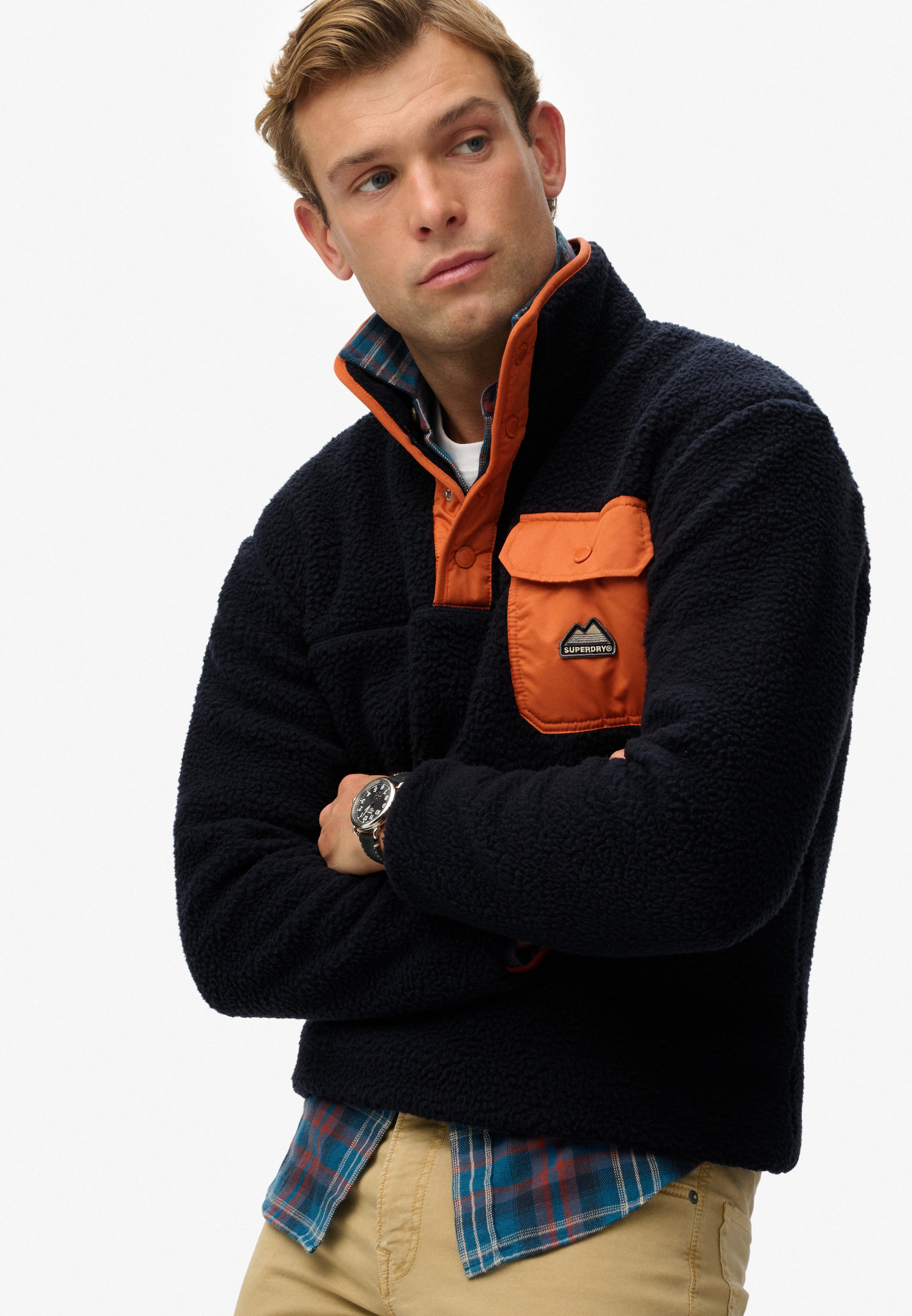 Superdry Sweatshirt »FUJI FLEECE HENLEY«