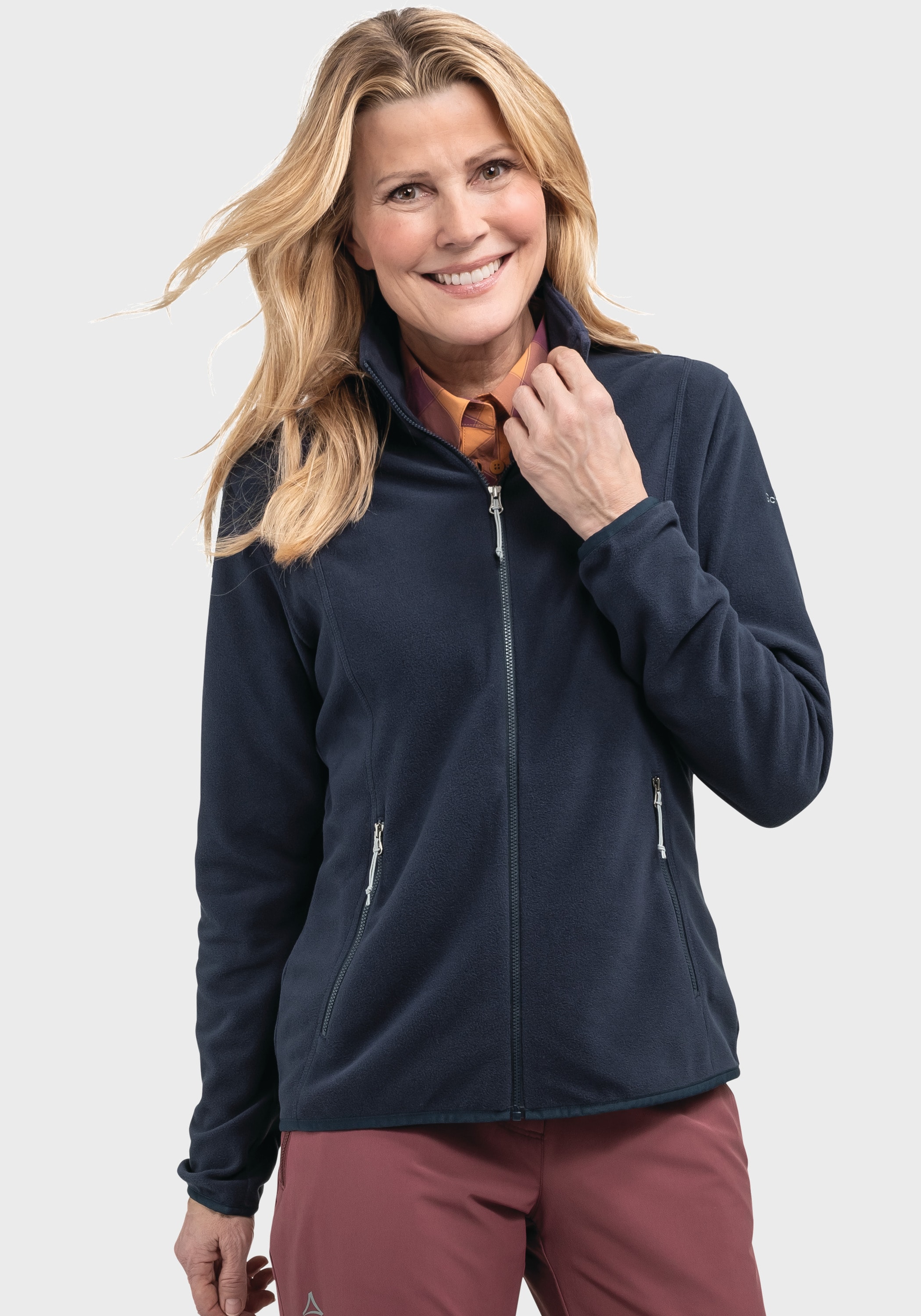 Schöffel Fleecejacke »Hiking Fleece Jk Style Ash WMS«, ohne Kapuze