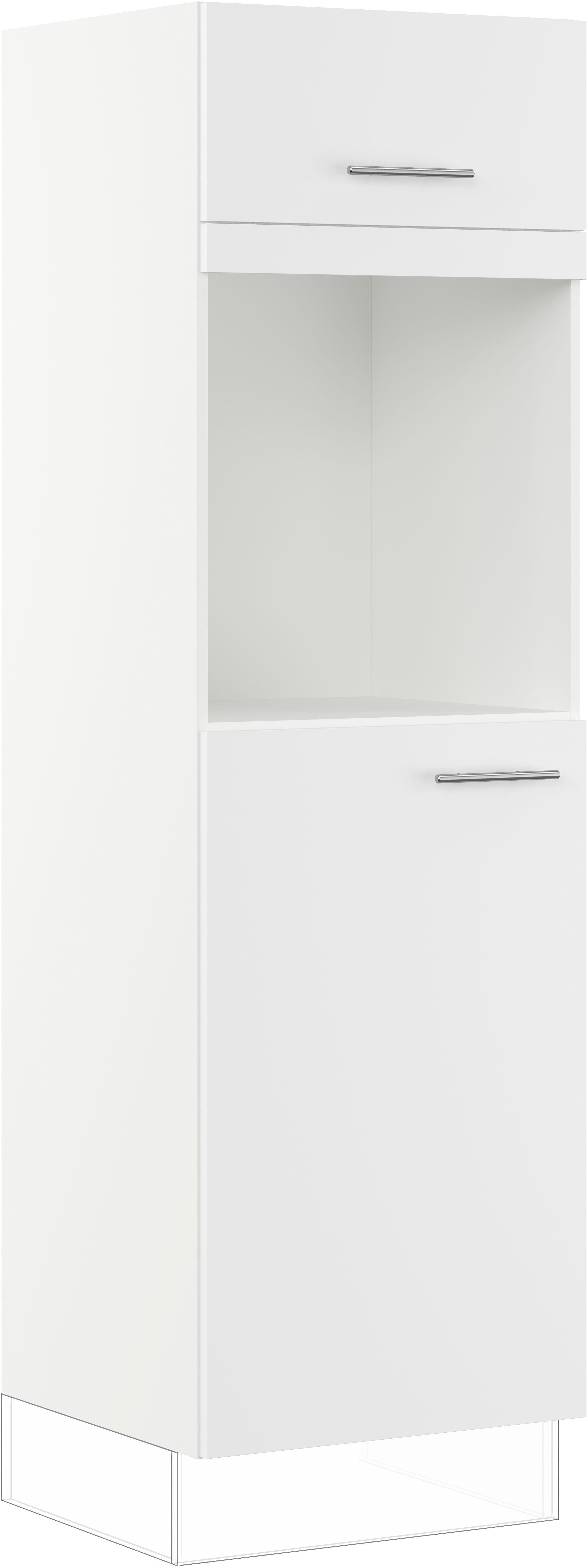 IMPULS KÜCHEN Backofen/Kühlumbauschrank ""Valencia & Tirana", Breite/Höhe: 60/190,7 cm" vormontiert, mit Klapptür, mit Drehtür
