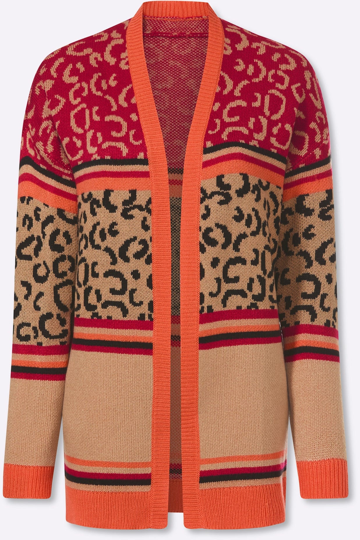Classic Basics Longstrickjacke