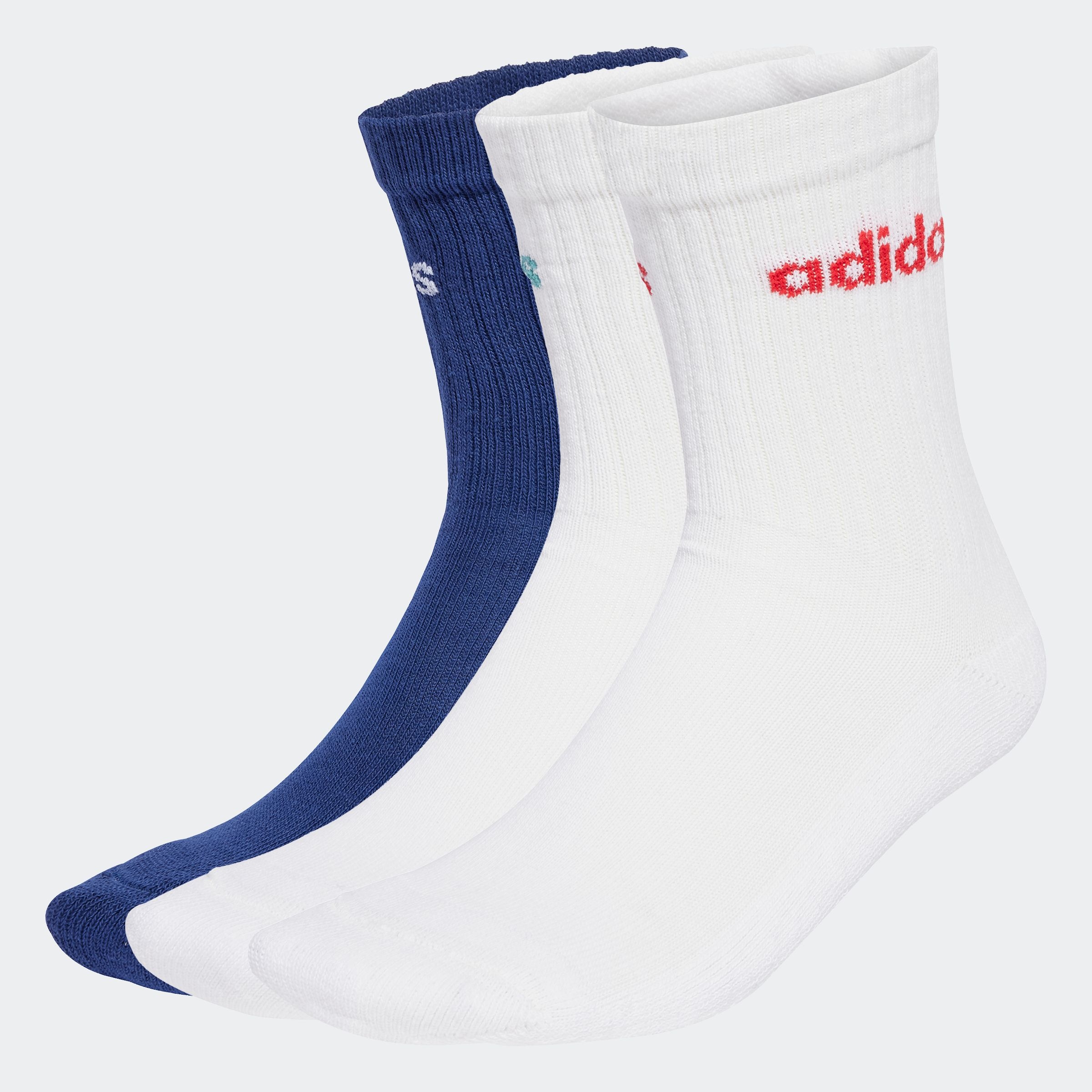 adidas Performance Funktionssocken "LINEAR CREW CUSHIONED SOCKEN, 3 PAAR", günstig online kaufen