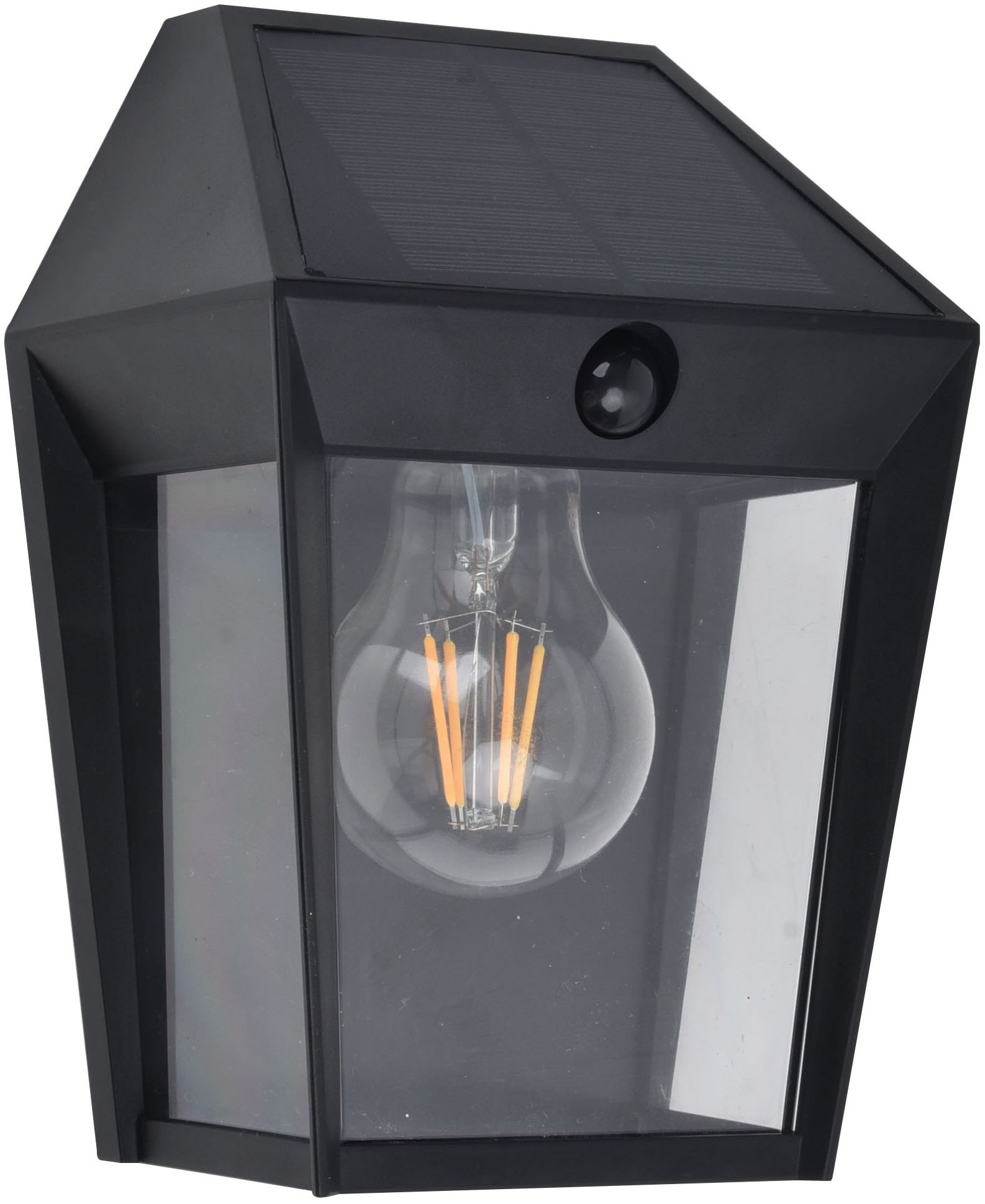 LUTEC LED Solarleuchte "Solar-Aussenwandl. mit BWM AVONY", 1 flammig, Leuch günstig online kaufen